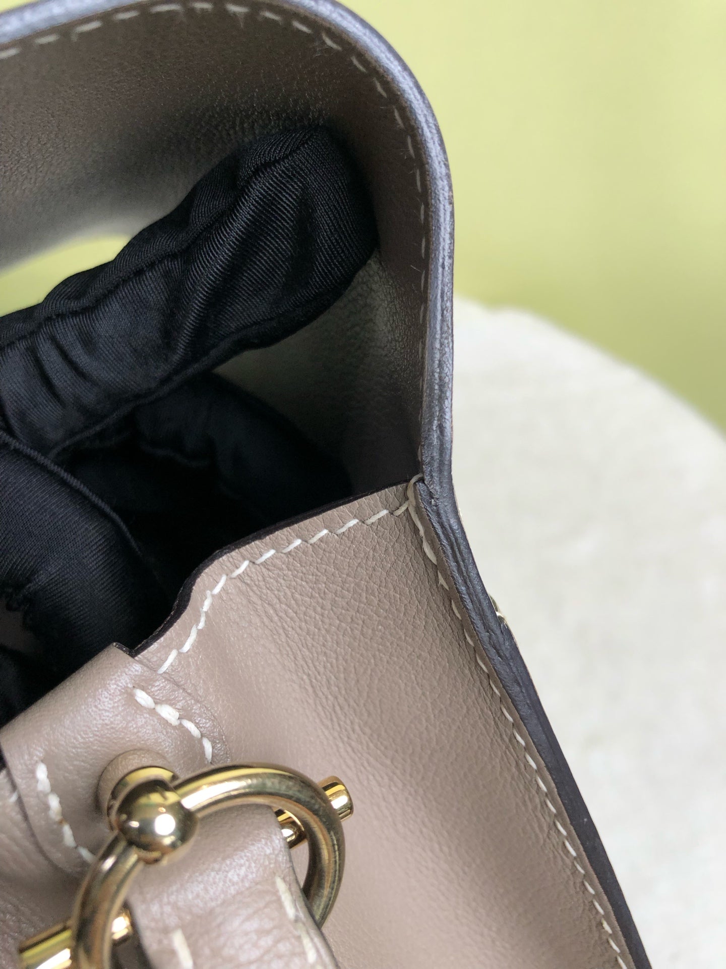 Hermes Gray Crossbody
