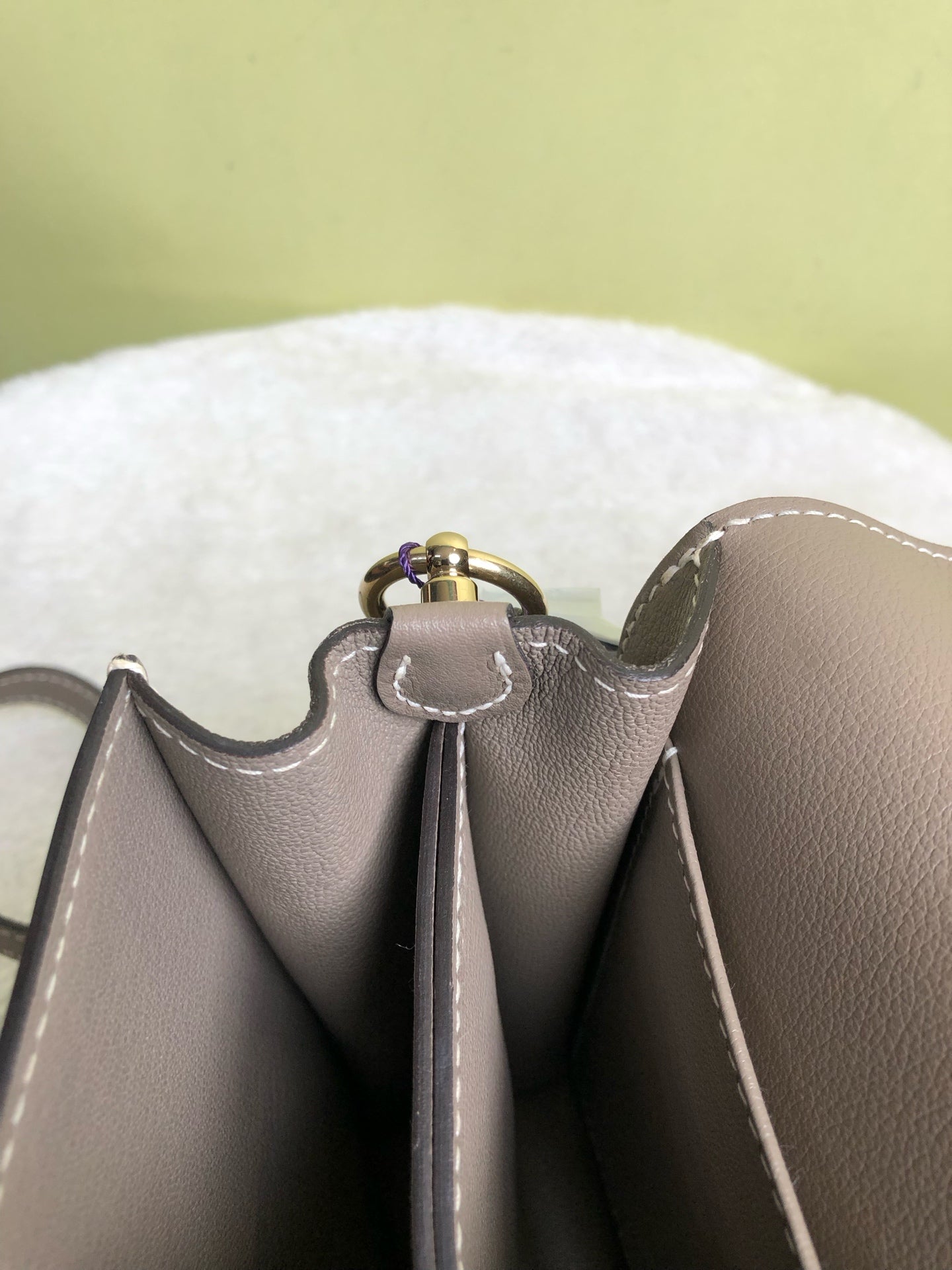 Hermes Gray Crossbody