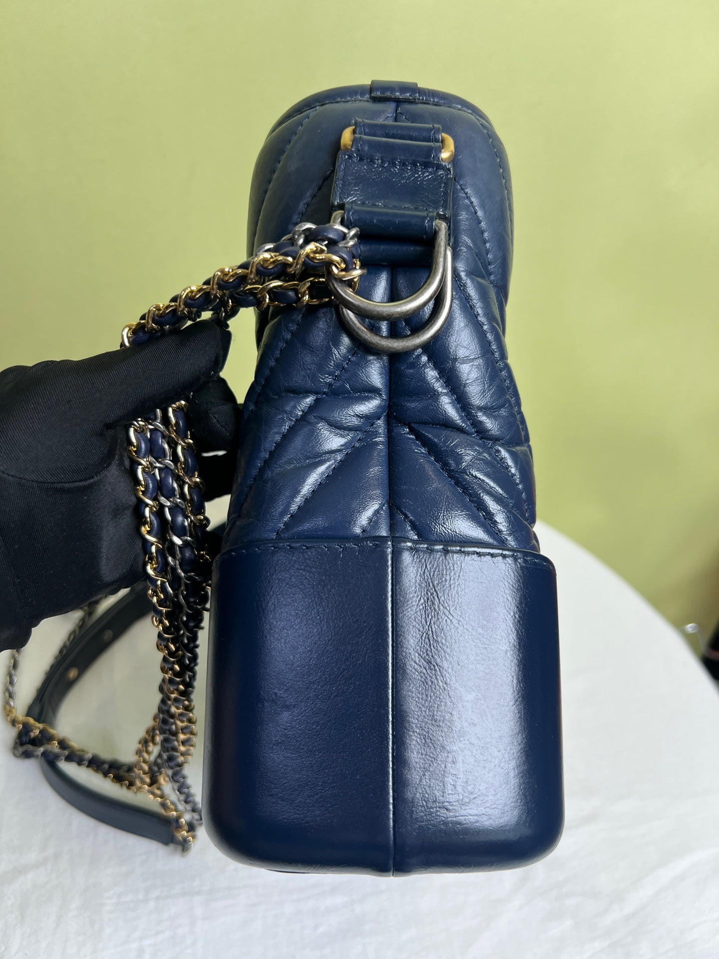 Chanel Metal Blue Crossbody