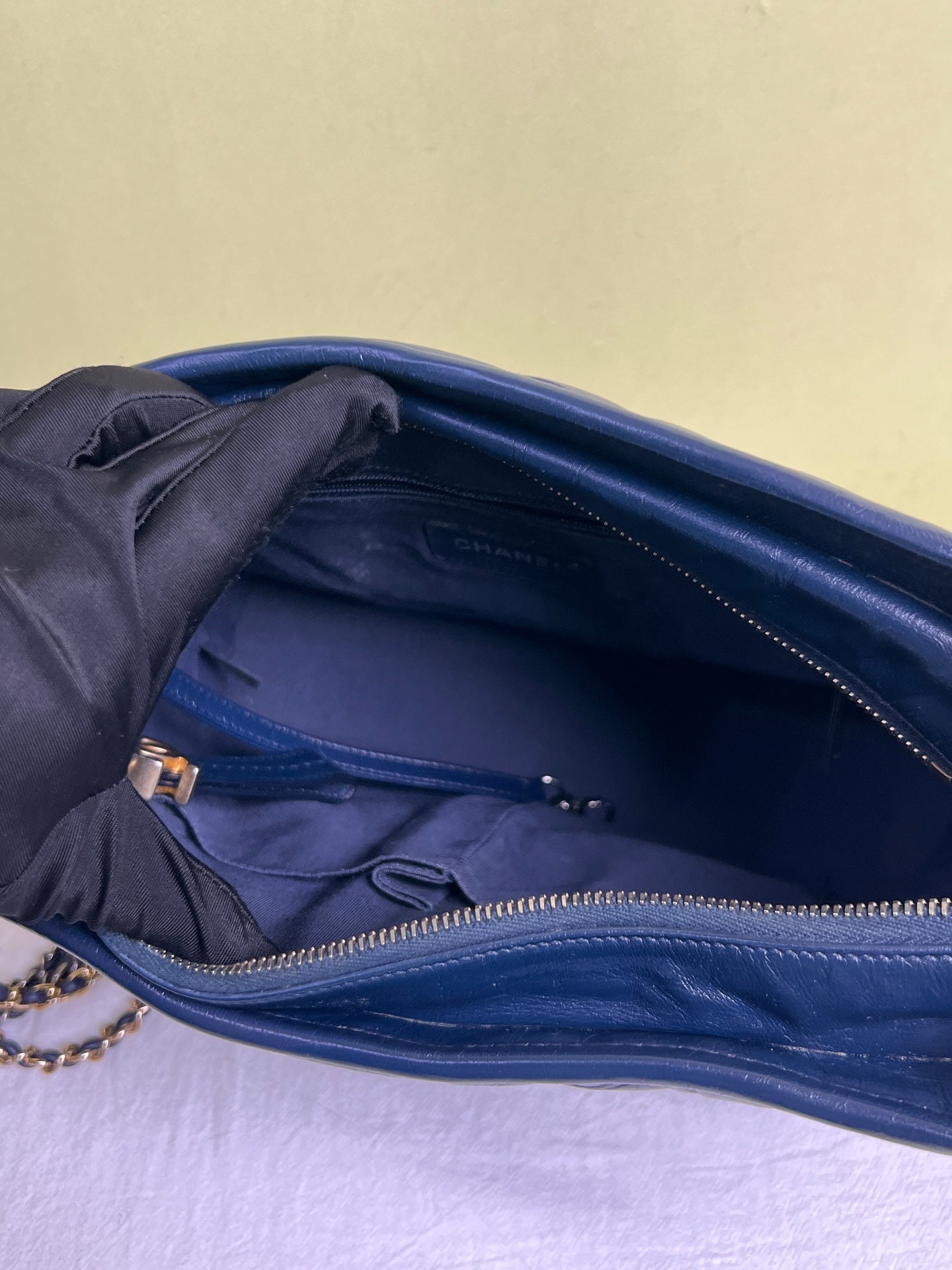 Chanel Metal Blue Crossbody