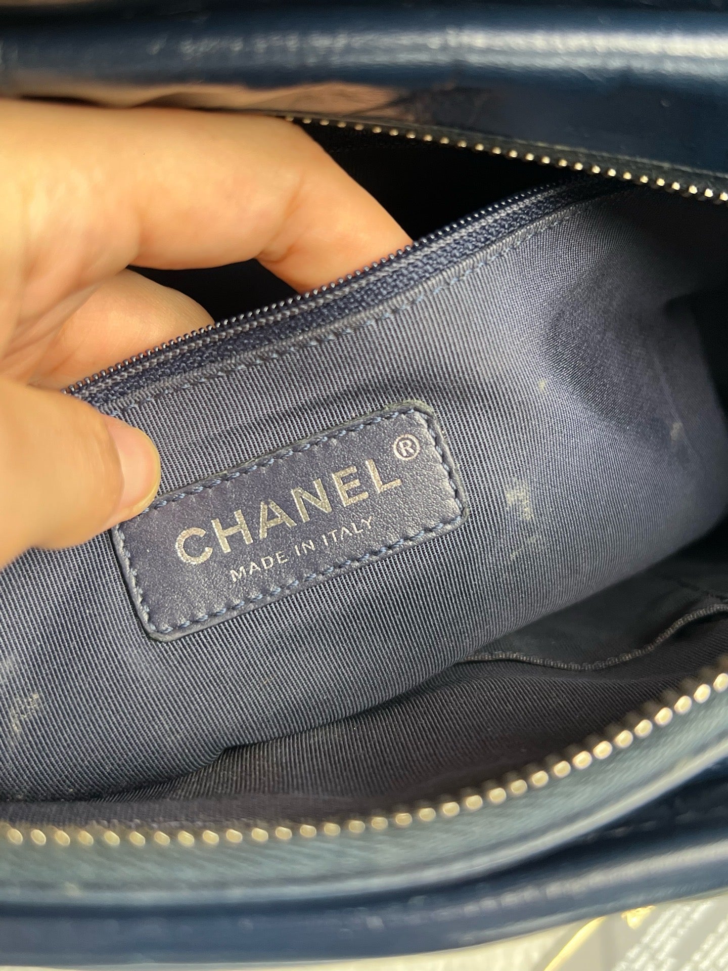Chanel Metal Blue Crossbody