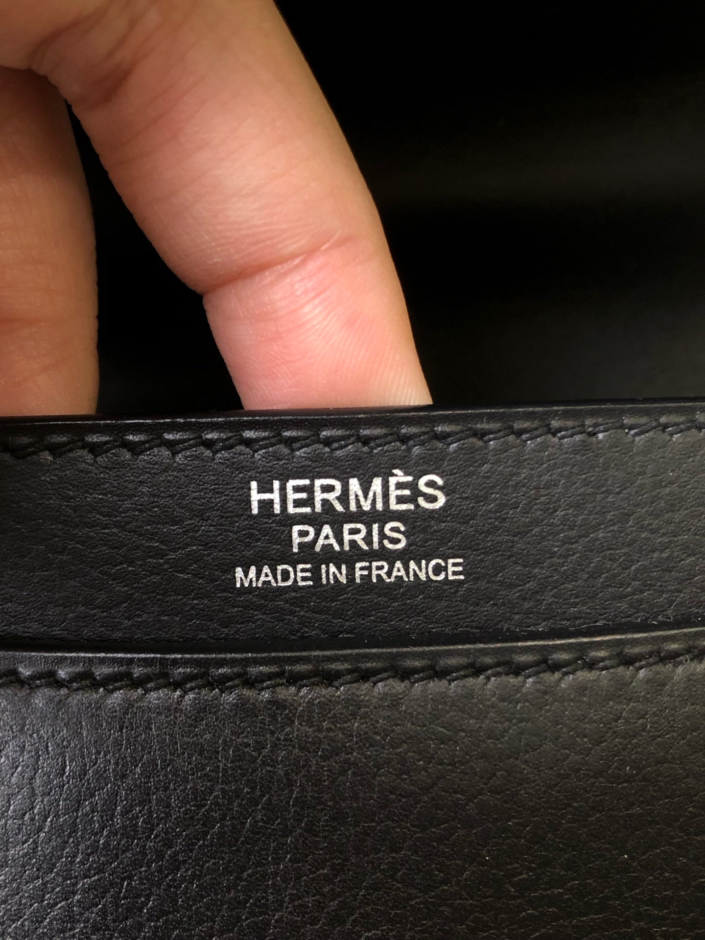 Hermes Black Shoulder Bag