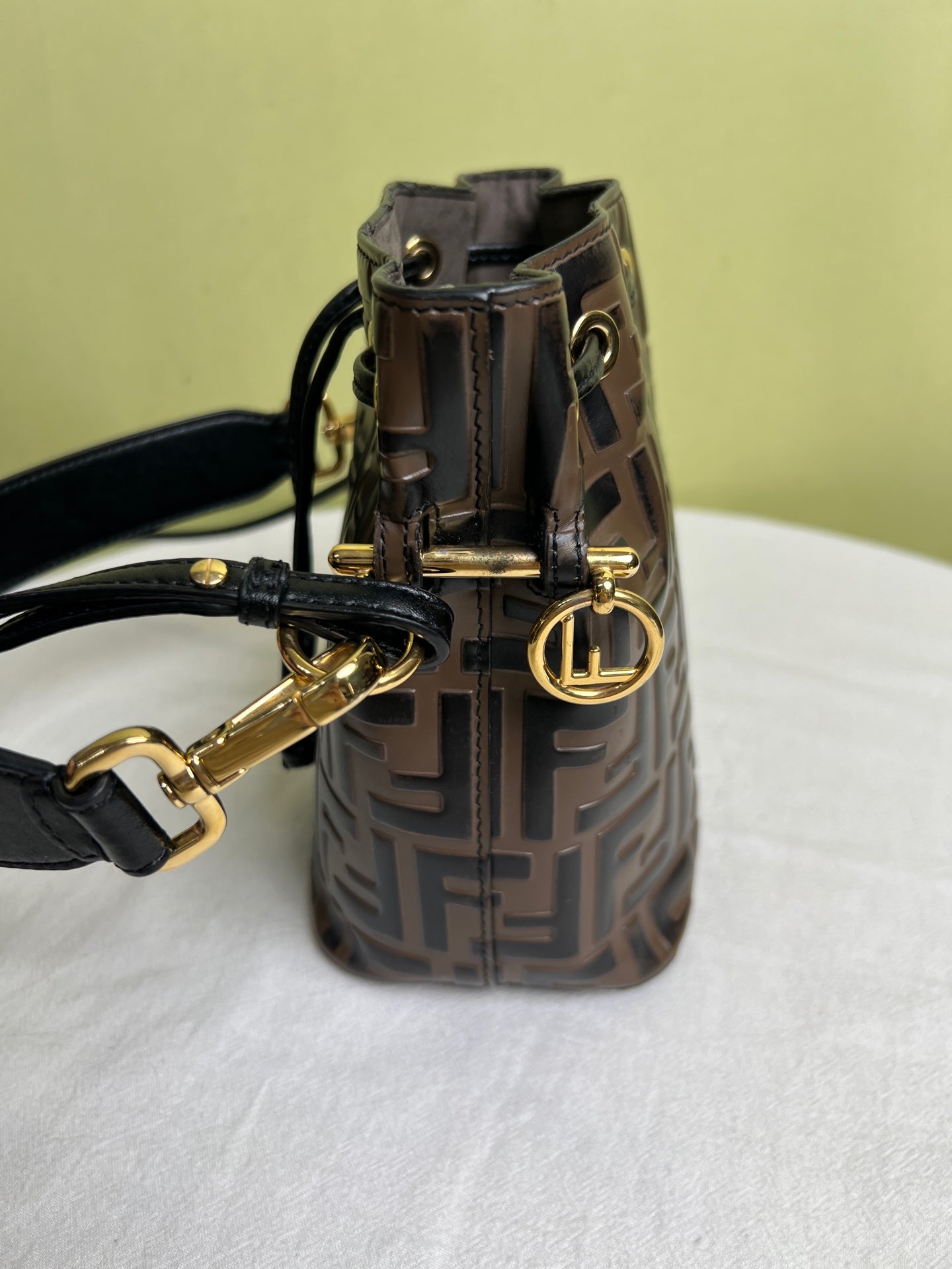 Fendi Brown Bucket & Drawstring Bag