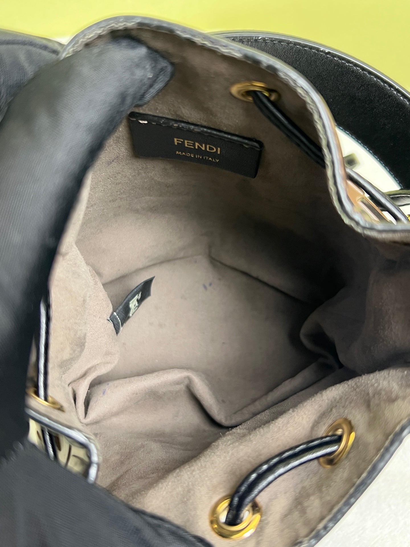Fendi Brown Bucket & Drawstring Bag