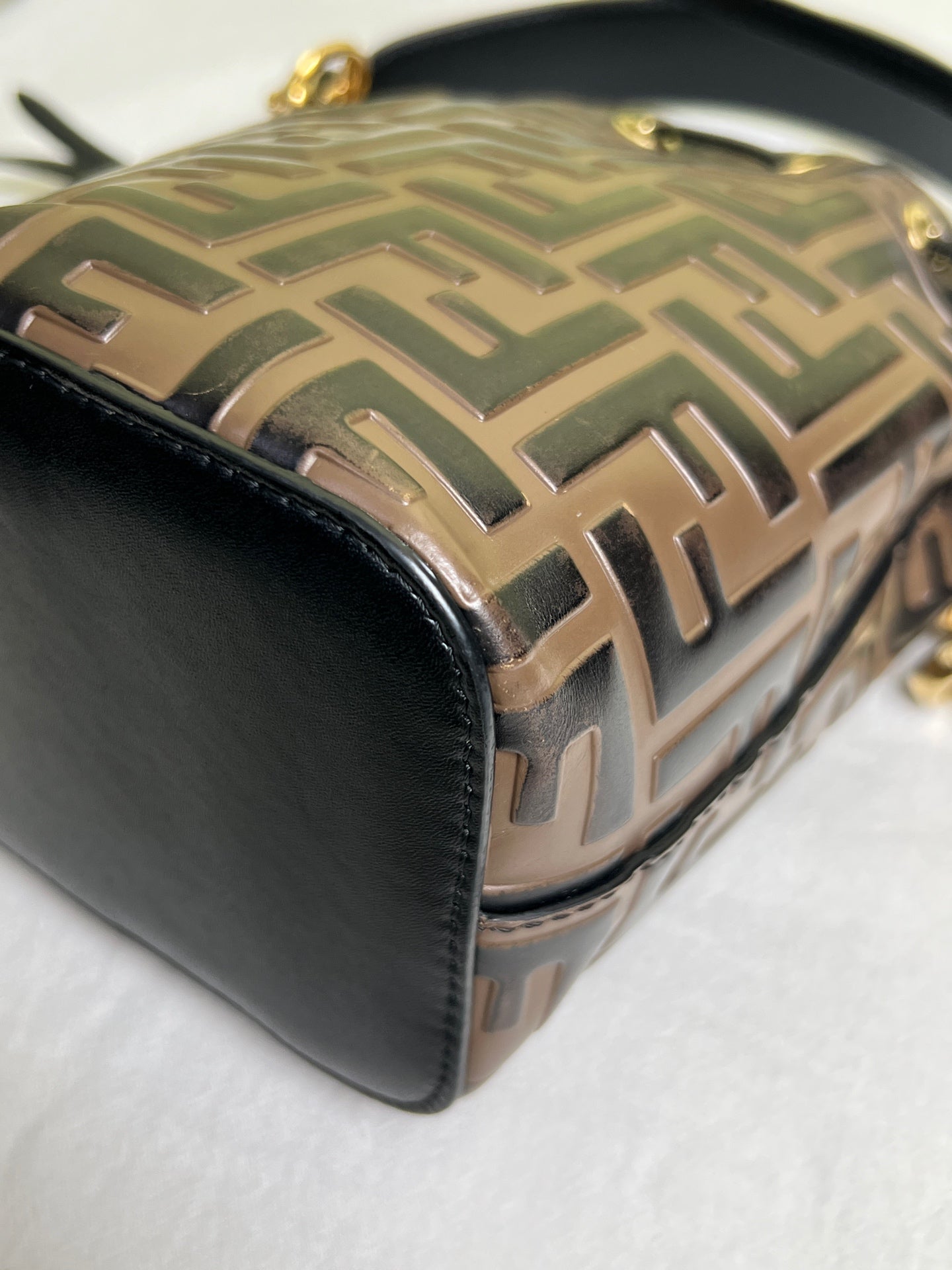 Fendi Brown Bucket & Drawstring Bag