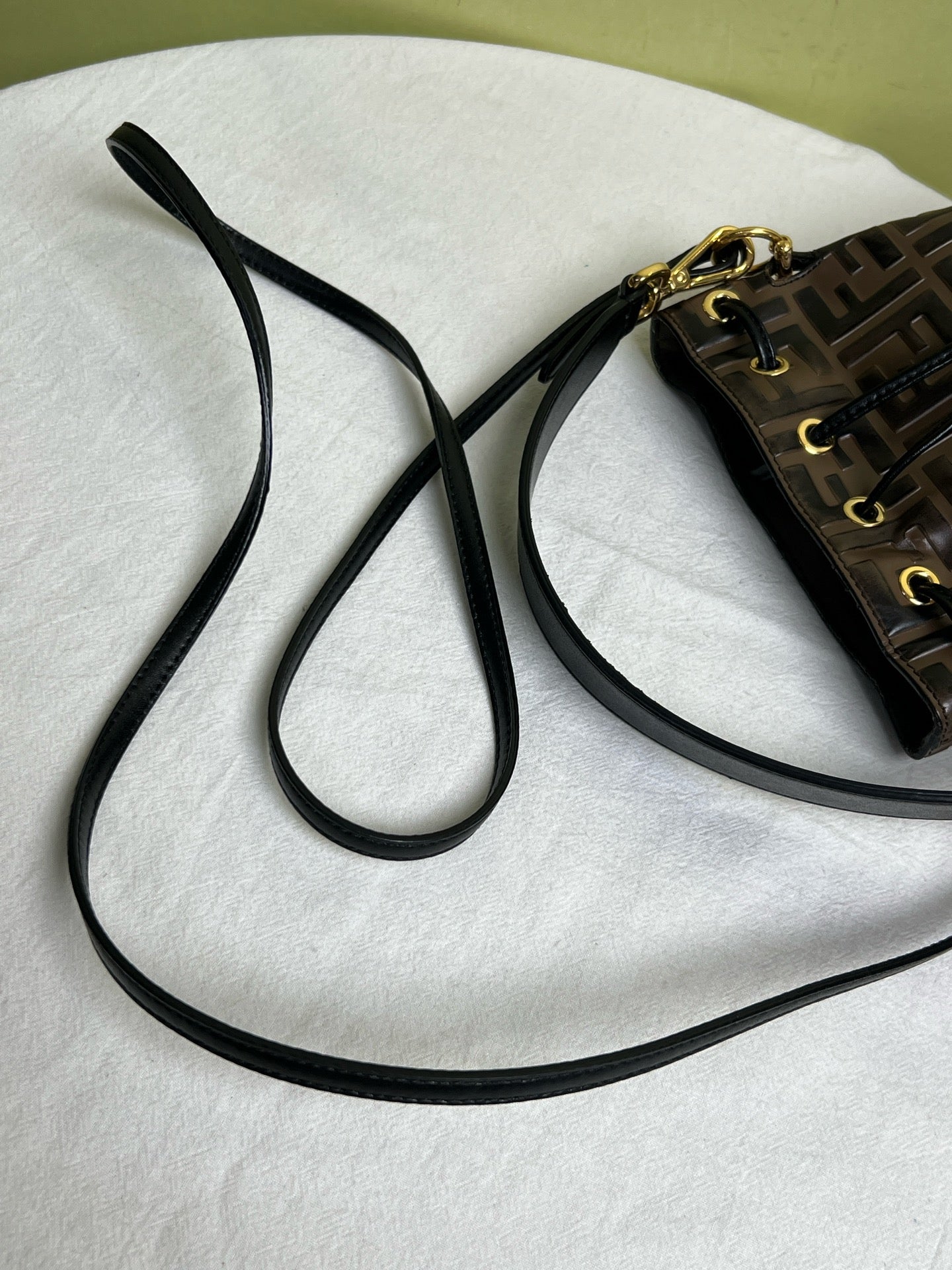 Fendi Brown Bucket & Drawstring Bag