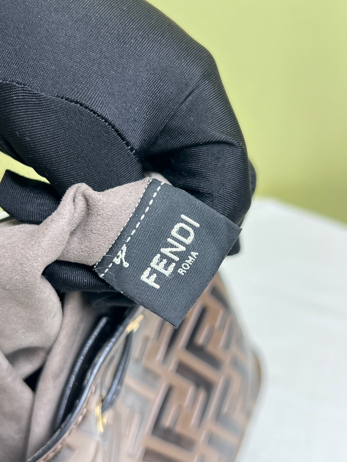 Fendi Brown Bucket & Drawstring Bag