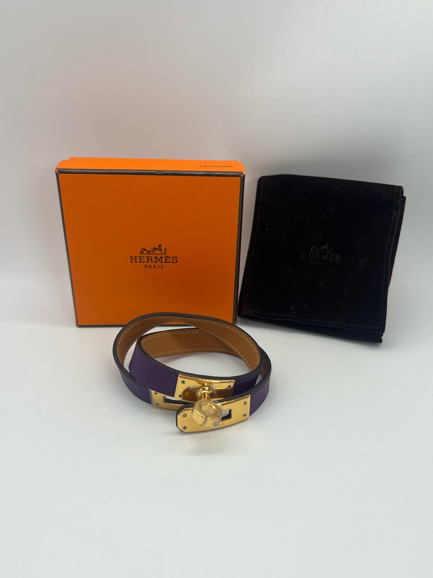 Hermes Purple Bangle