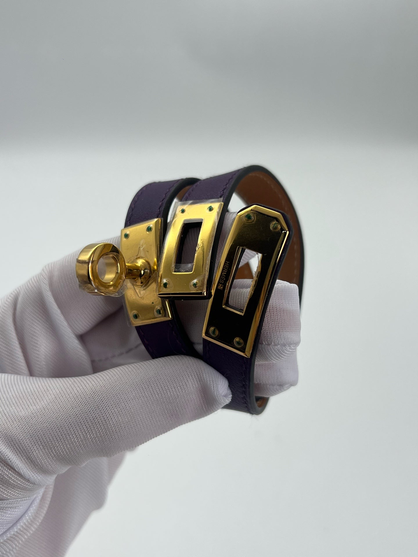 Hermes Purple Bangle
