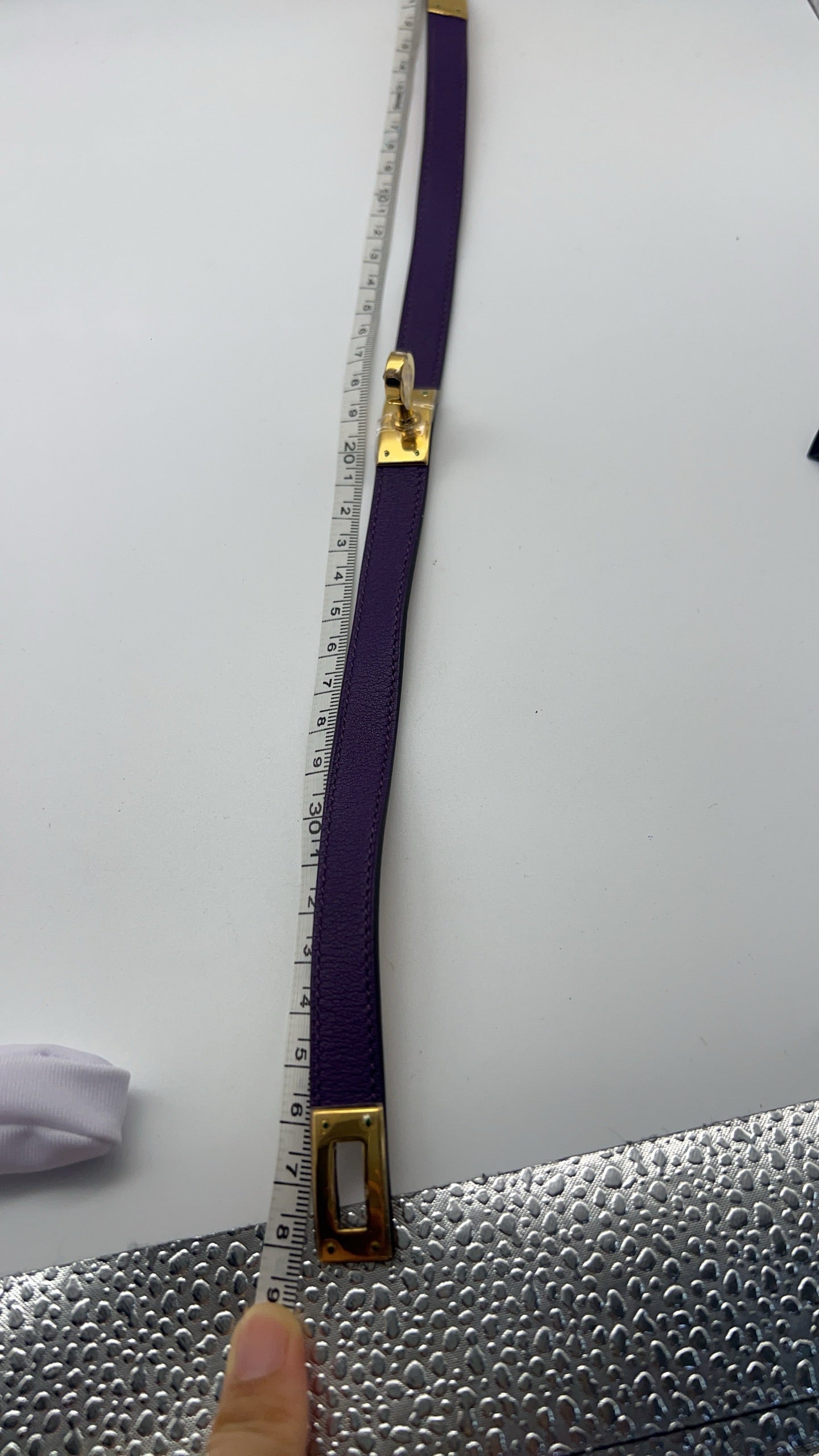 Hermes Purple Bangle