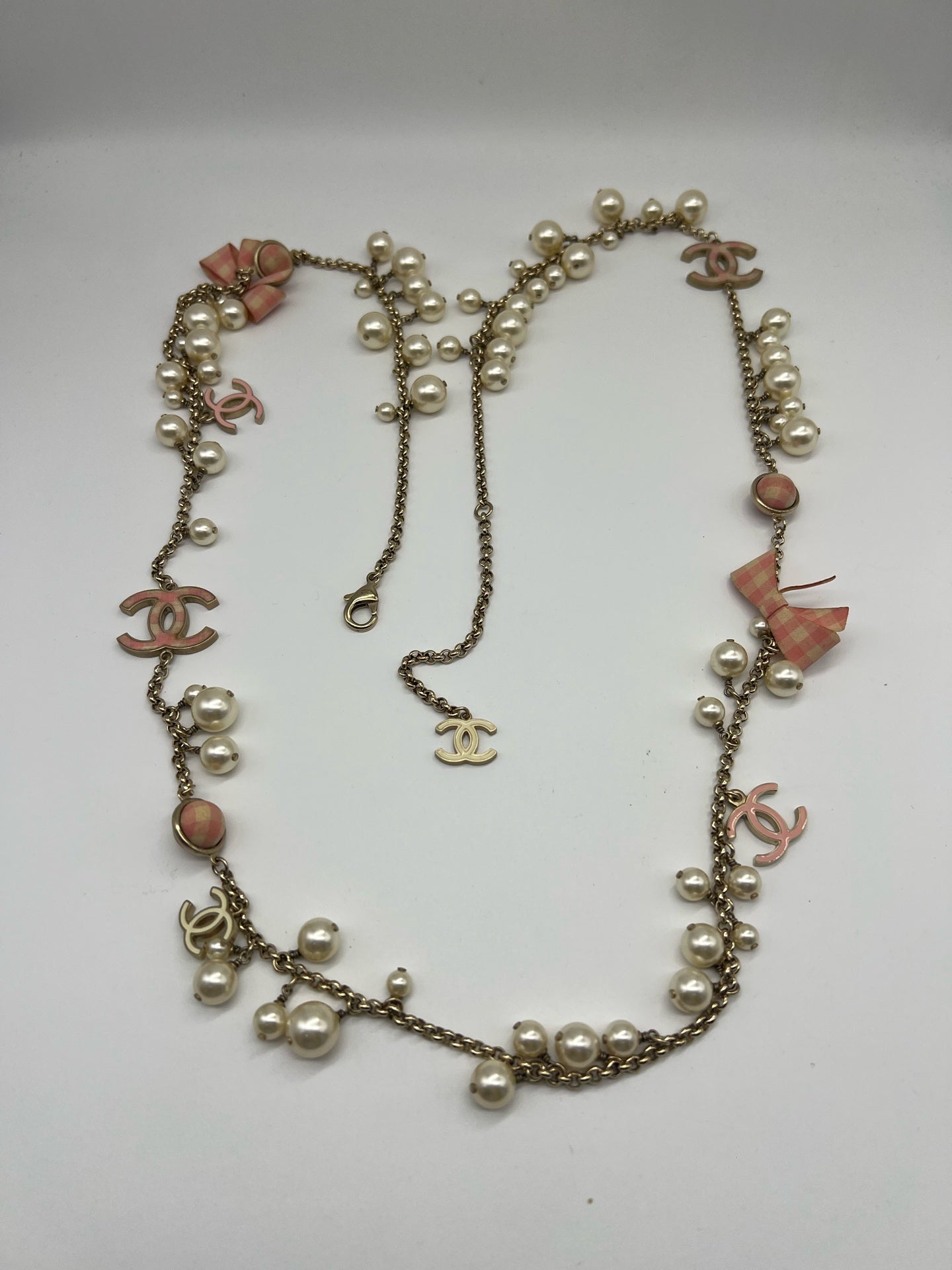 Chanel Pink Necklace