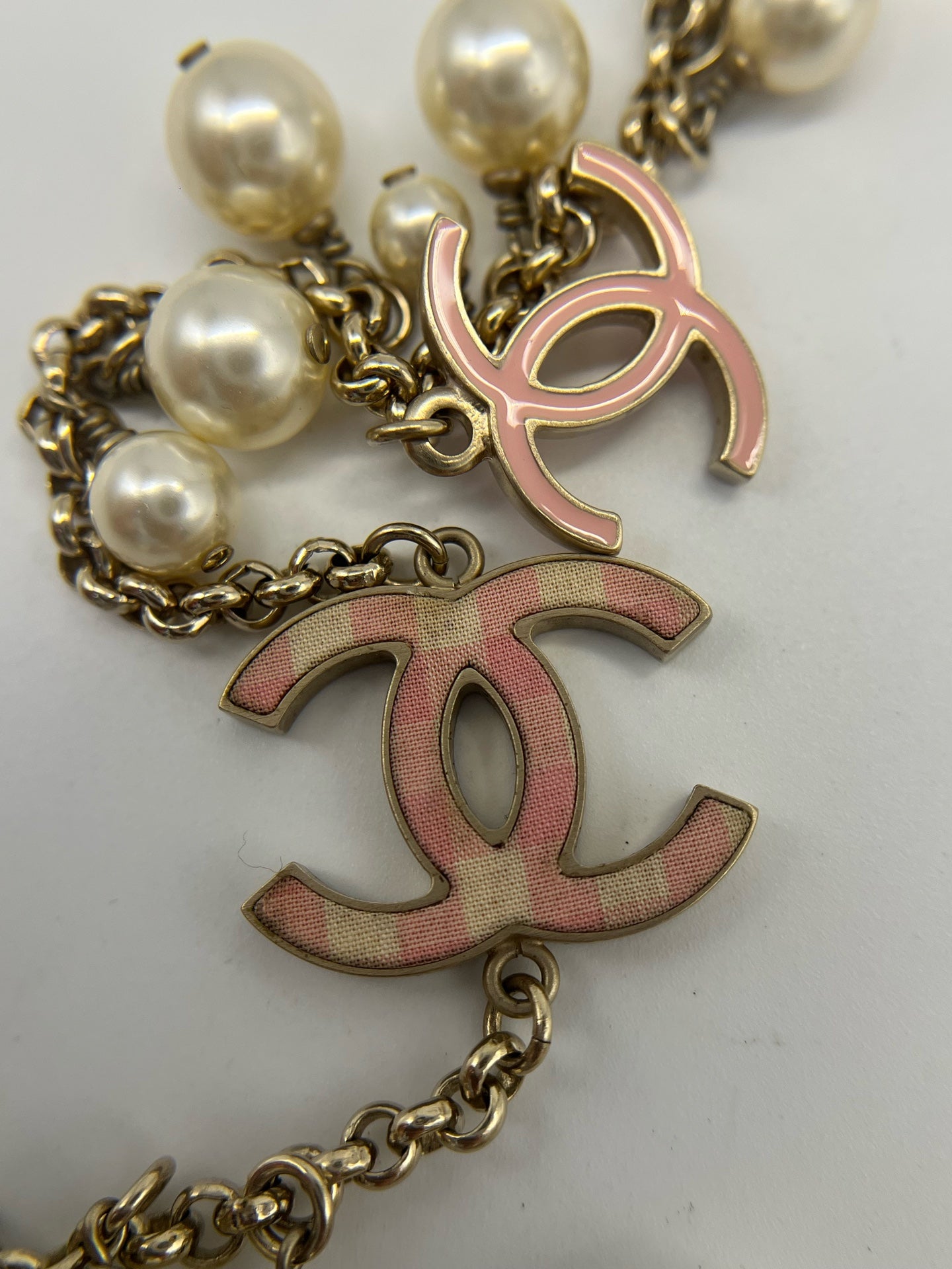 Chanel Pink Necklace