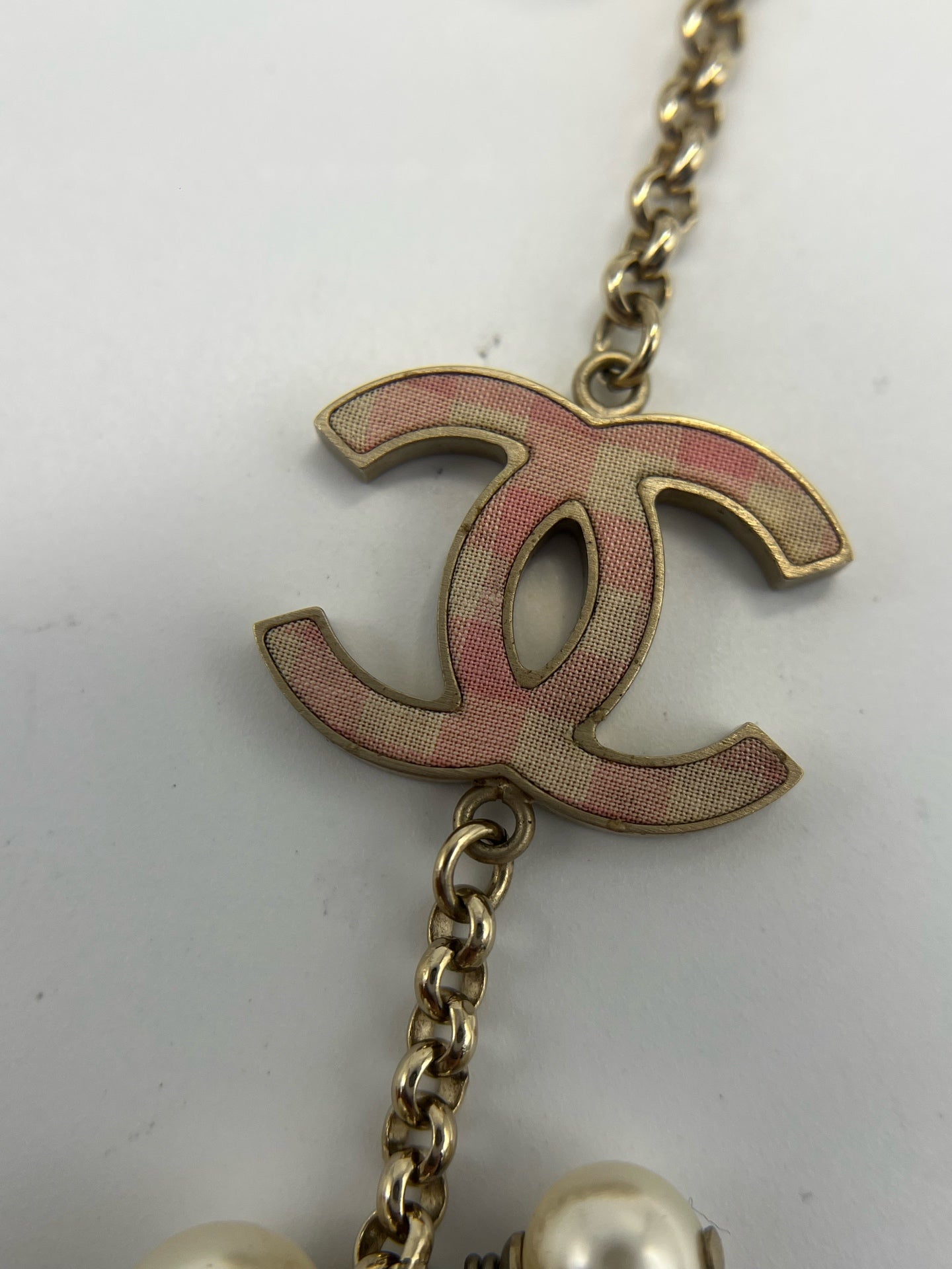 Chanel Pink Necklace