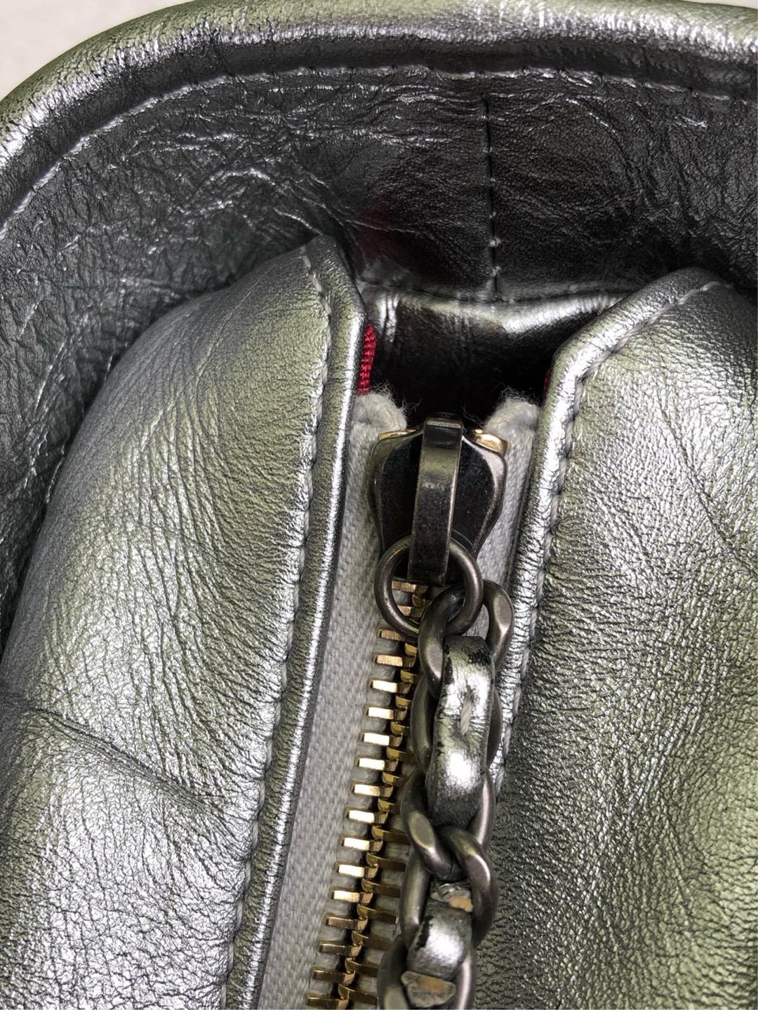 Chanel Felt Silver Crossbody