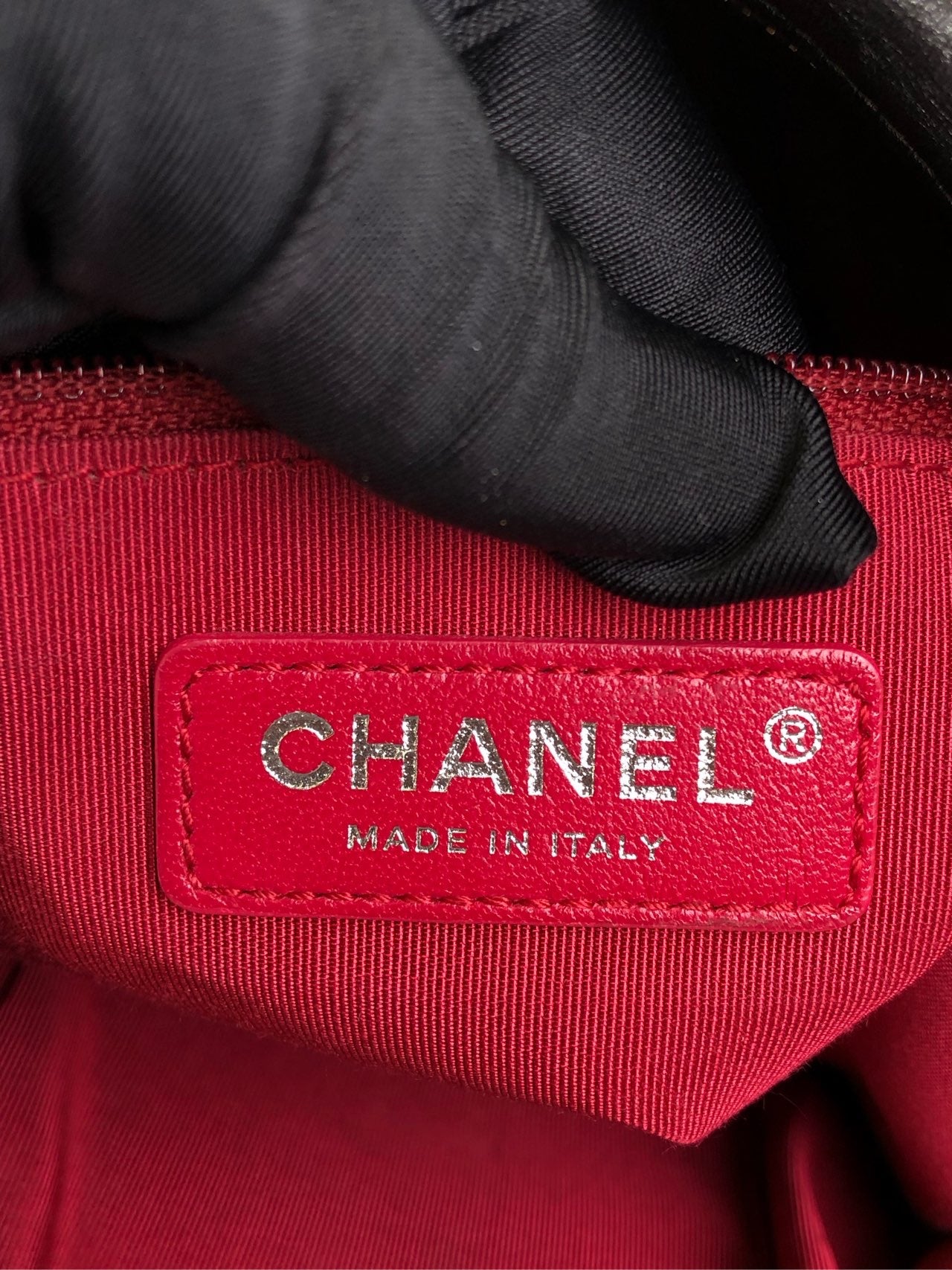 Chanel Felt Silver Crossbody