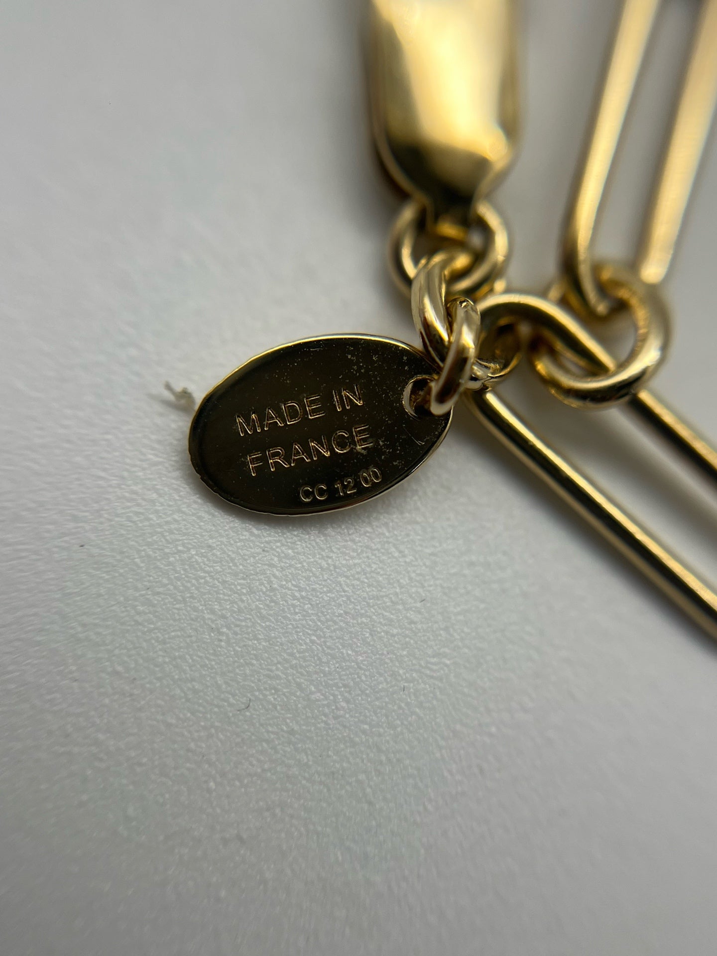 Hermes Gold Necklace