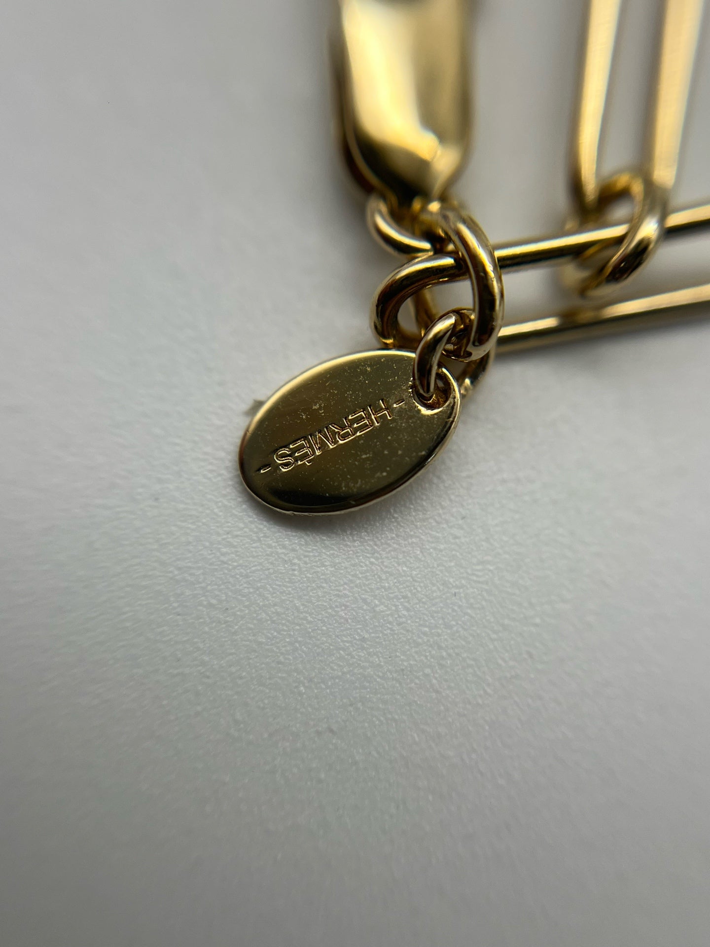 Hermes Gold Necklace