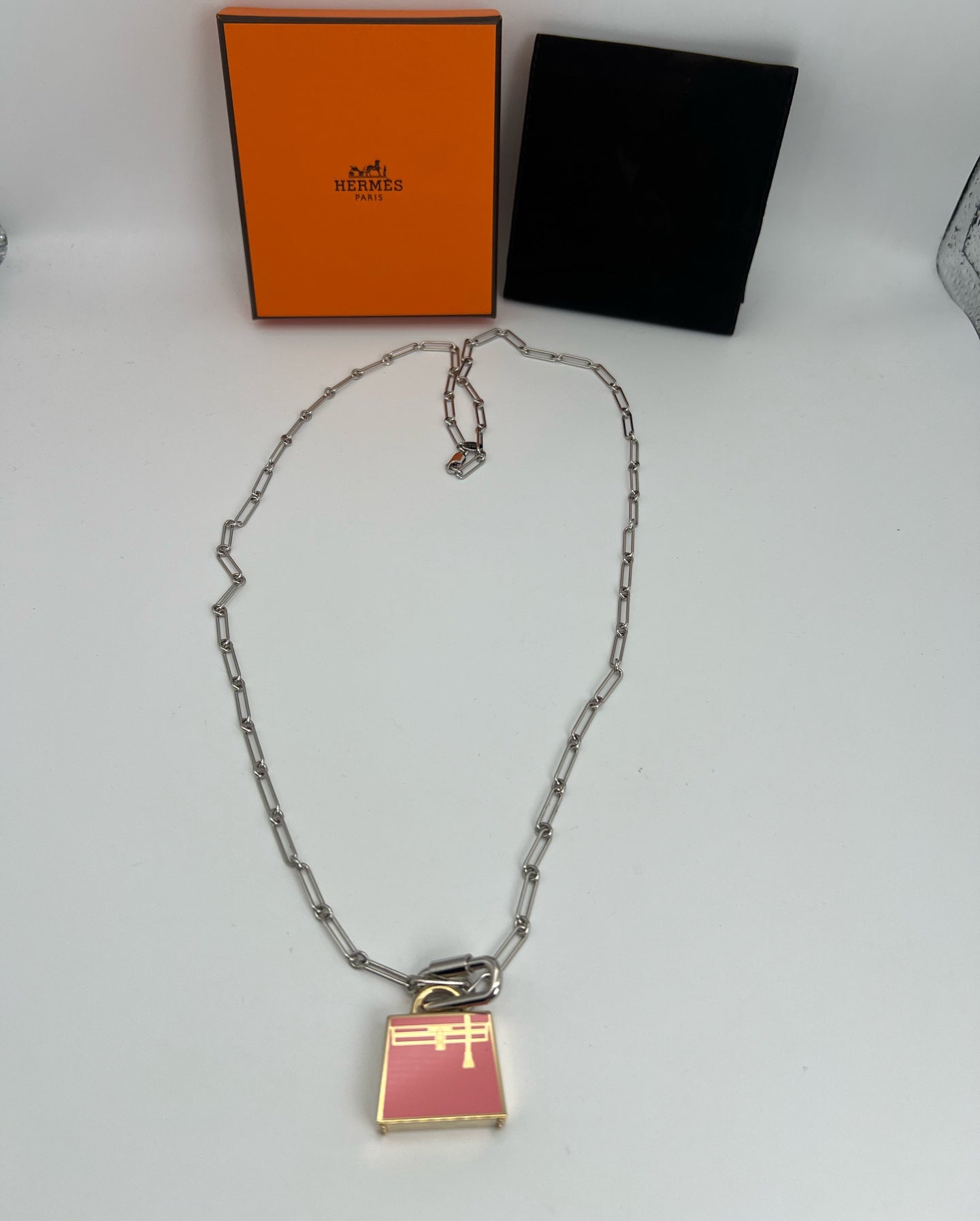 Hermes Silver Pendant