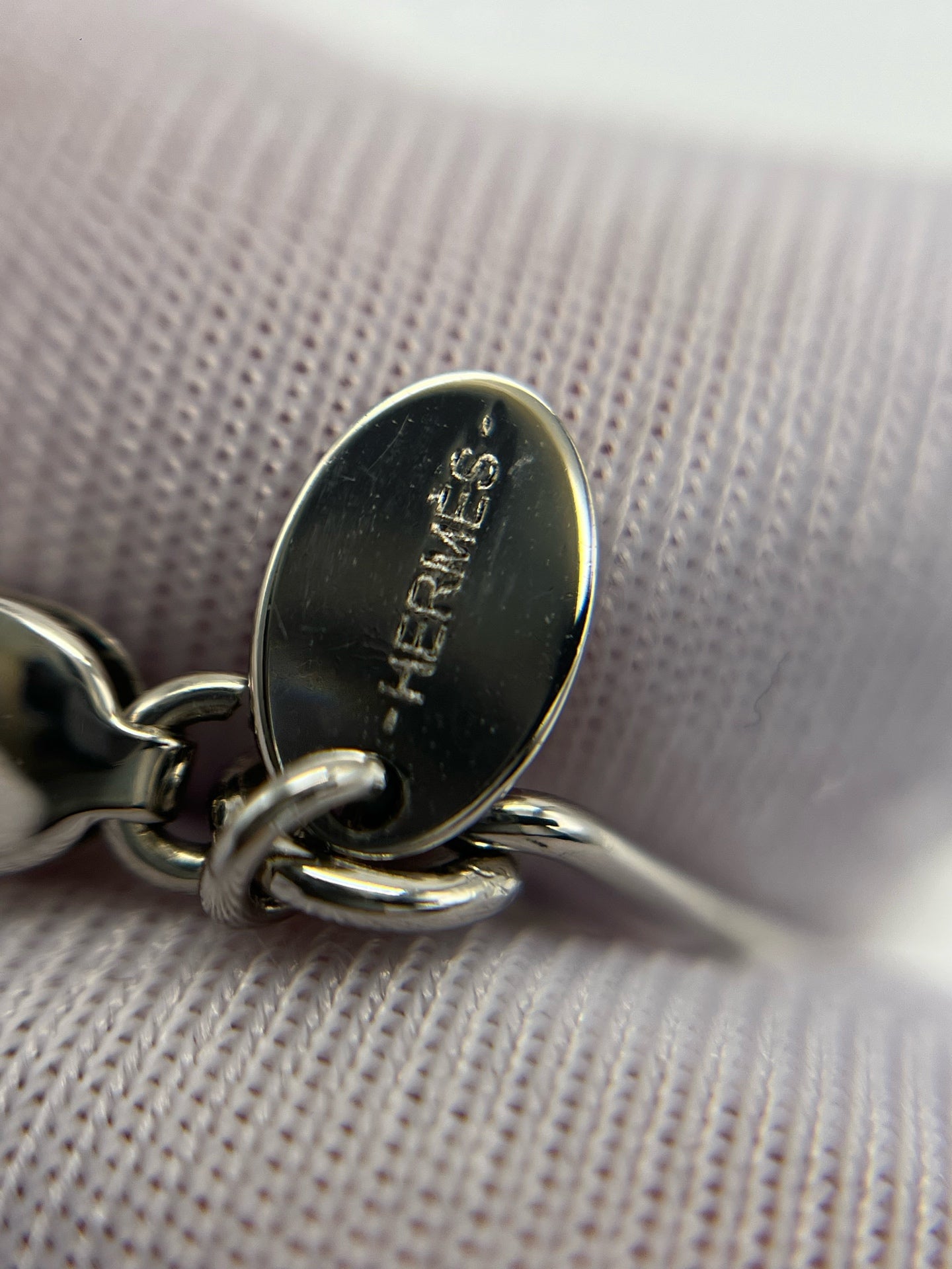 Hermes Silver Pendant