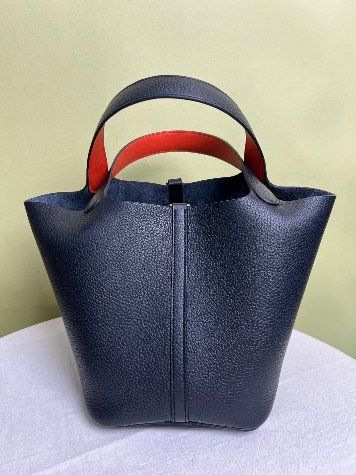 Hermes Blue Satchel