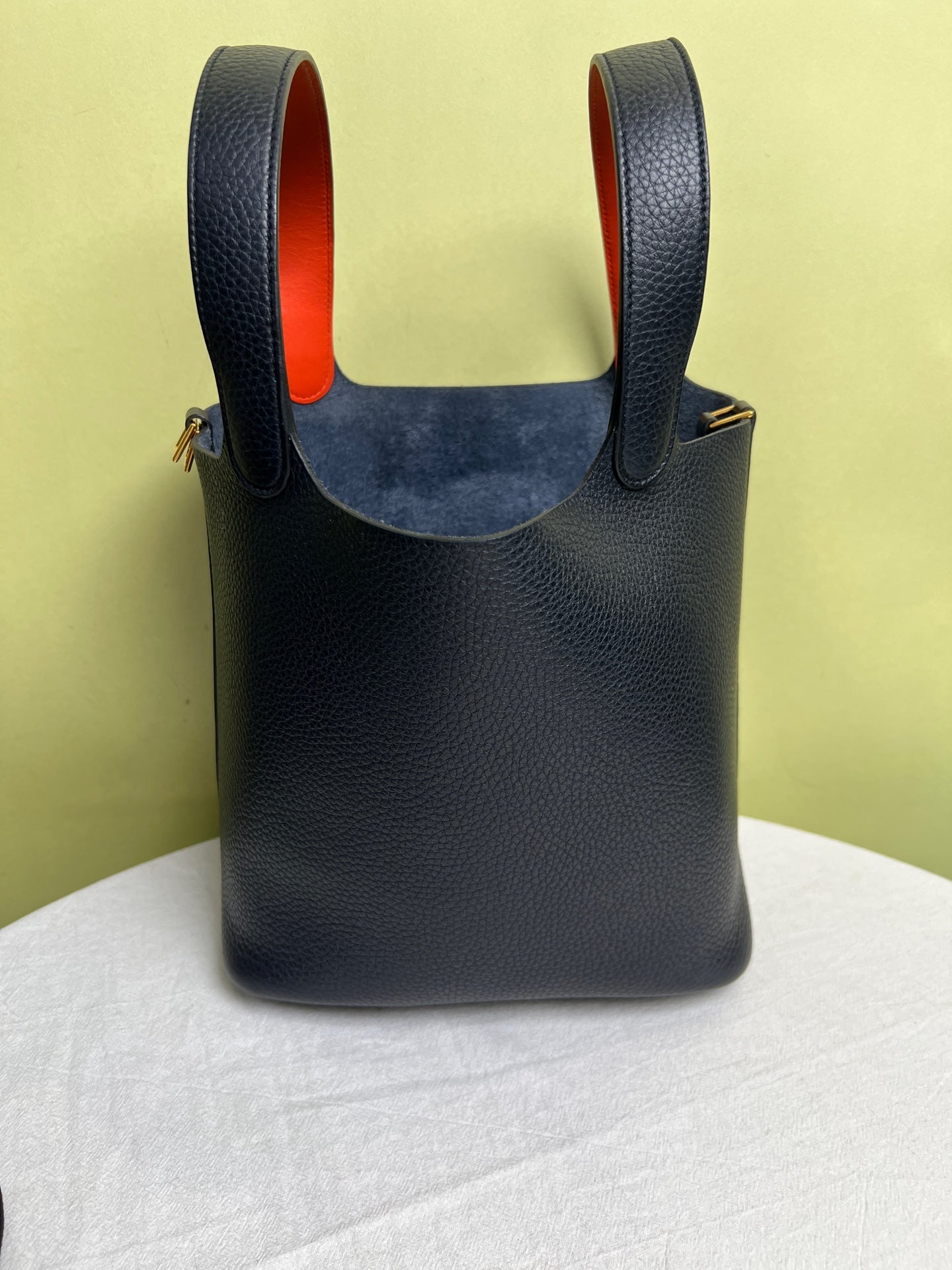 Hermes Blue Satchel