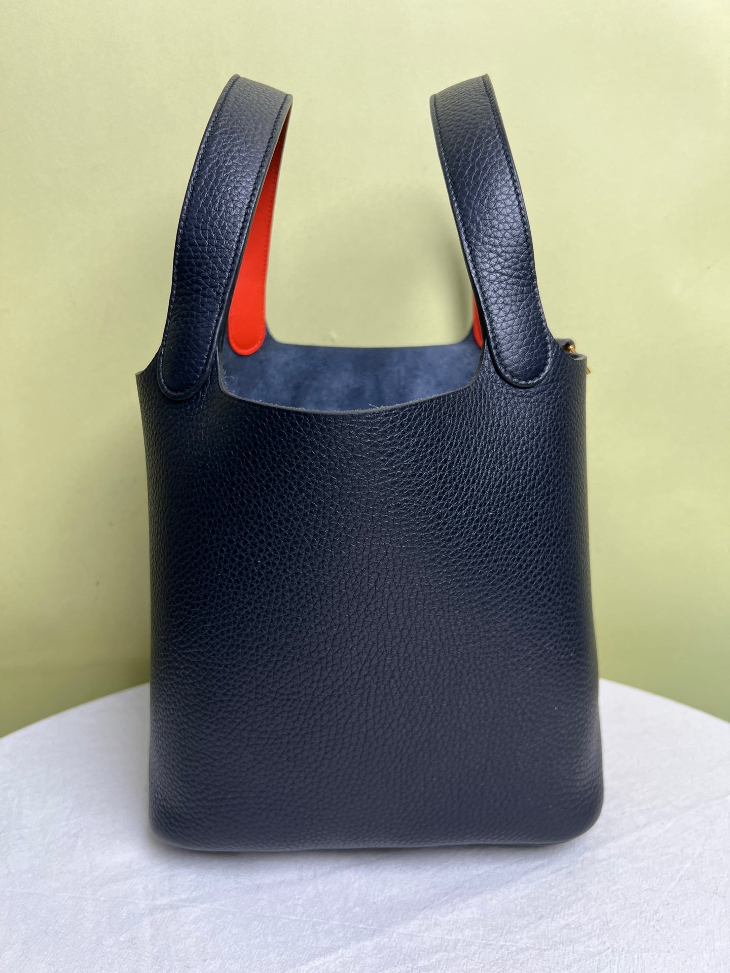 Hermes Blue Satchel