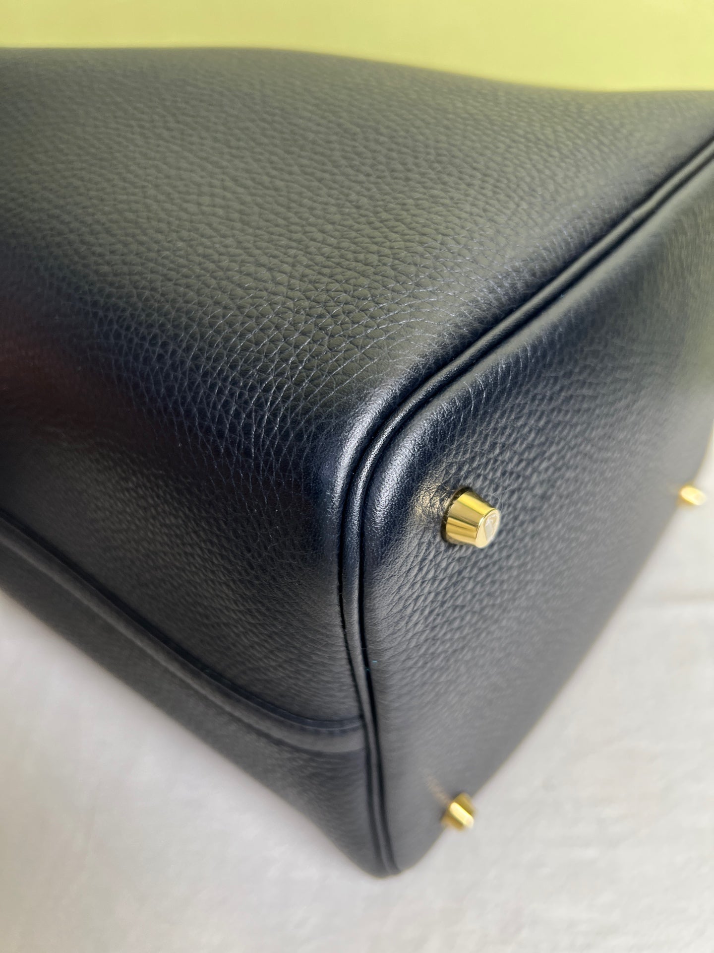 Hermes Blue Satchel