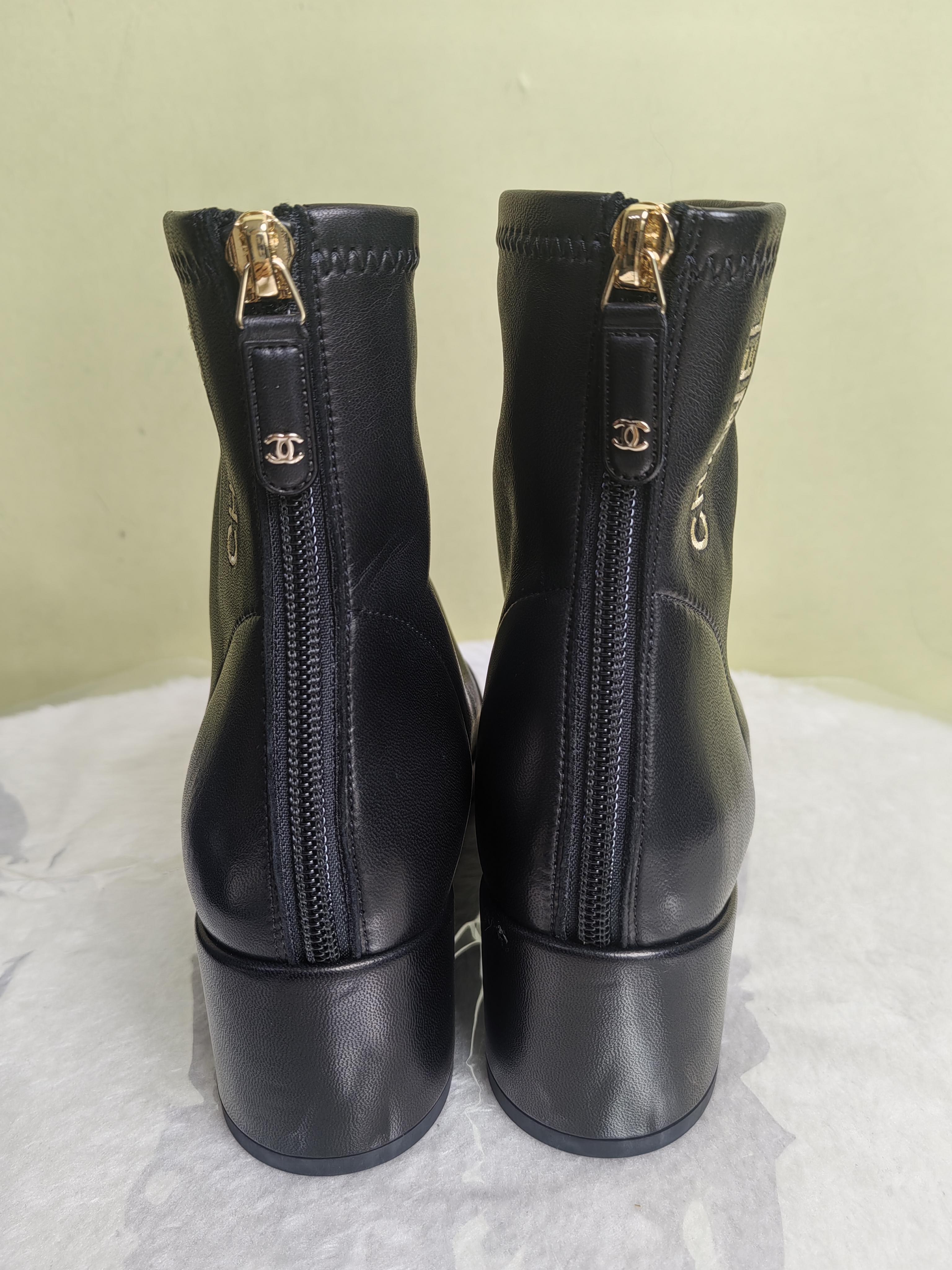 Chanel Black Ankle boots