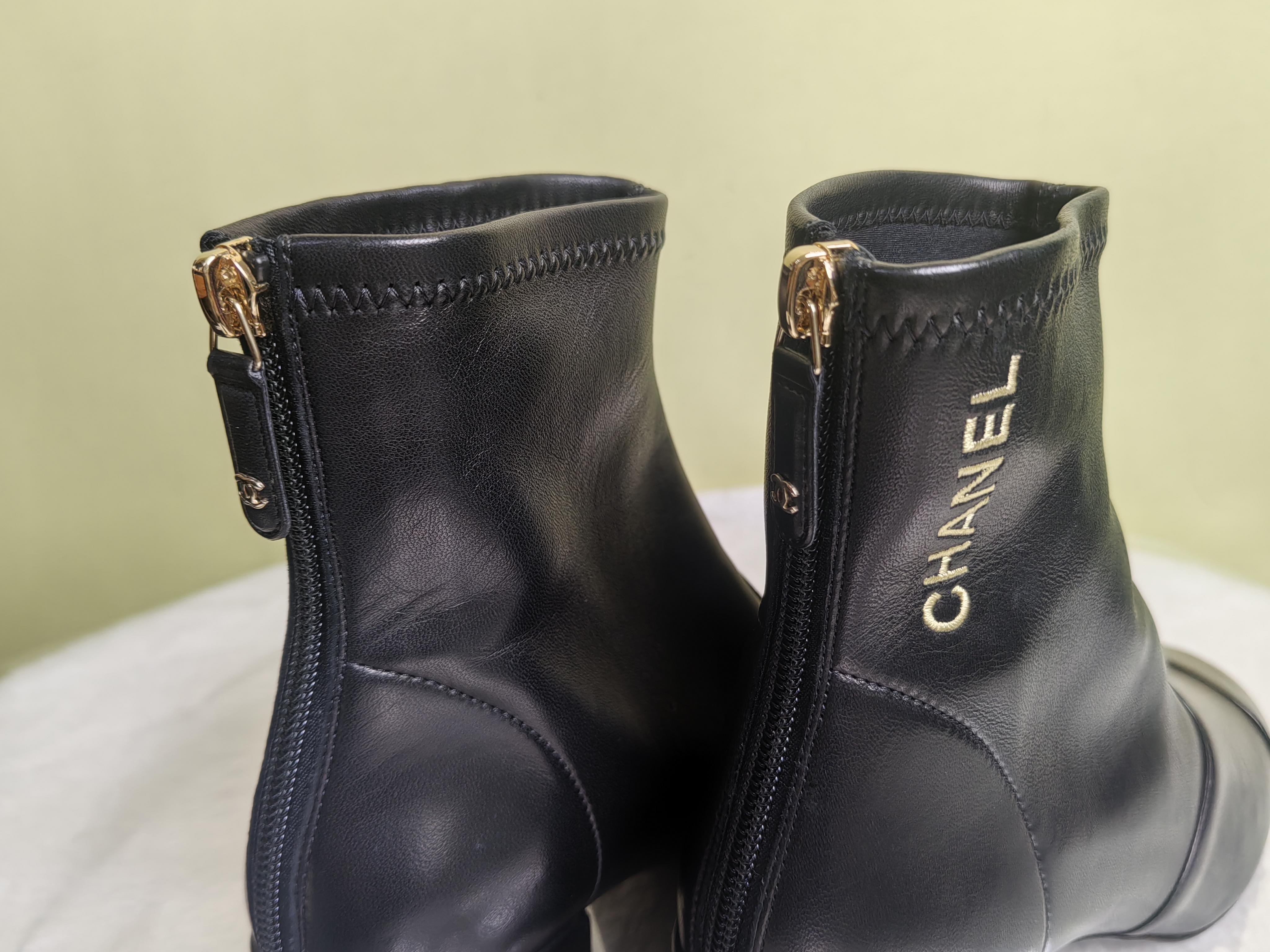 Chanel Black Ankle boots