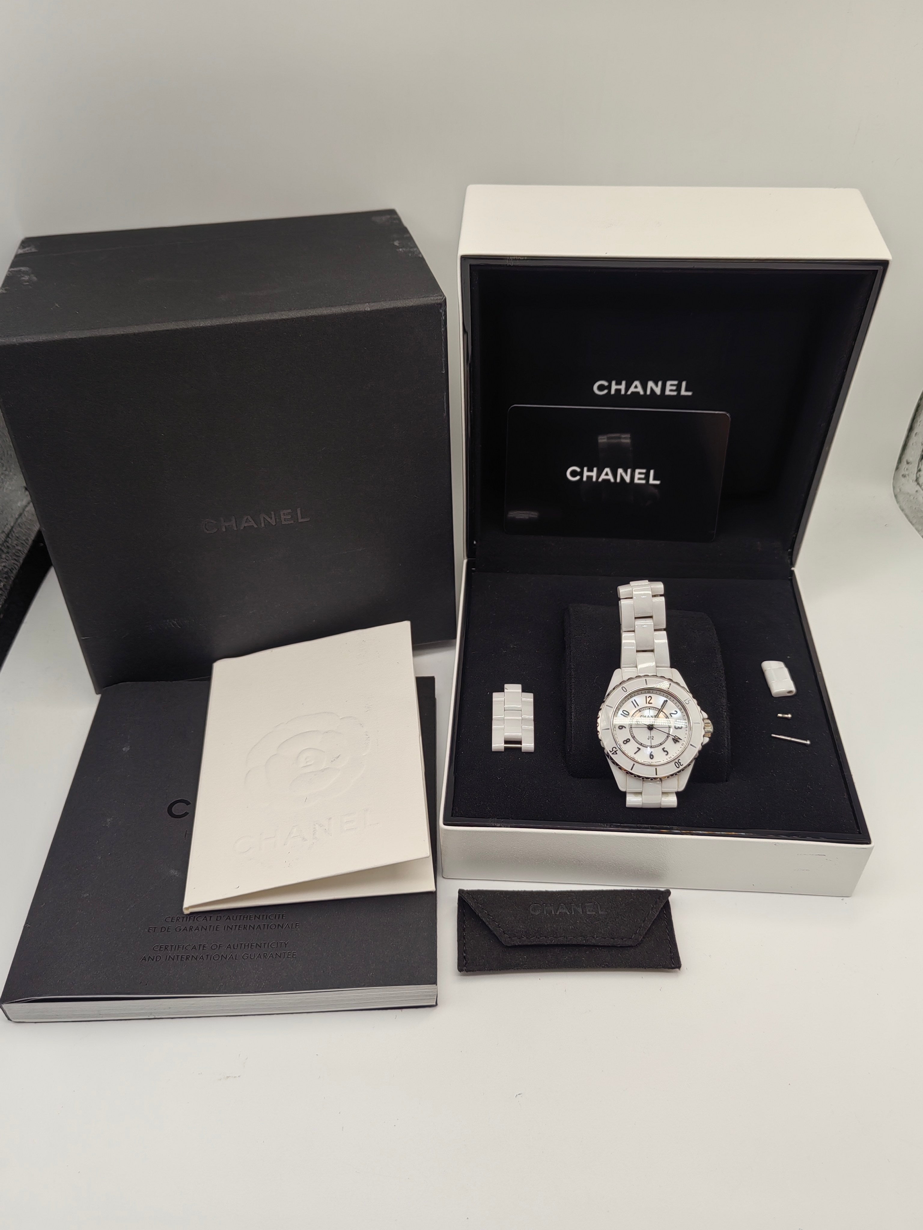 Chanel White Quartz watch