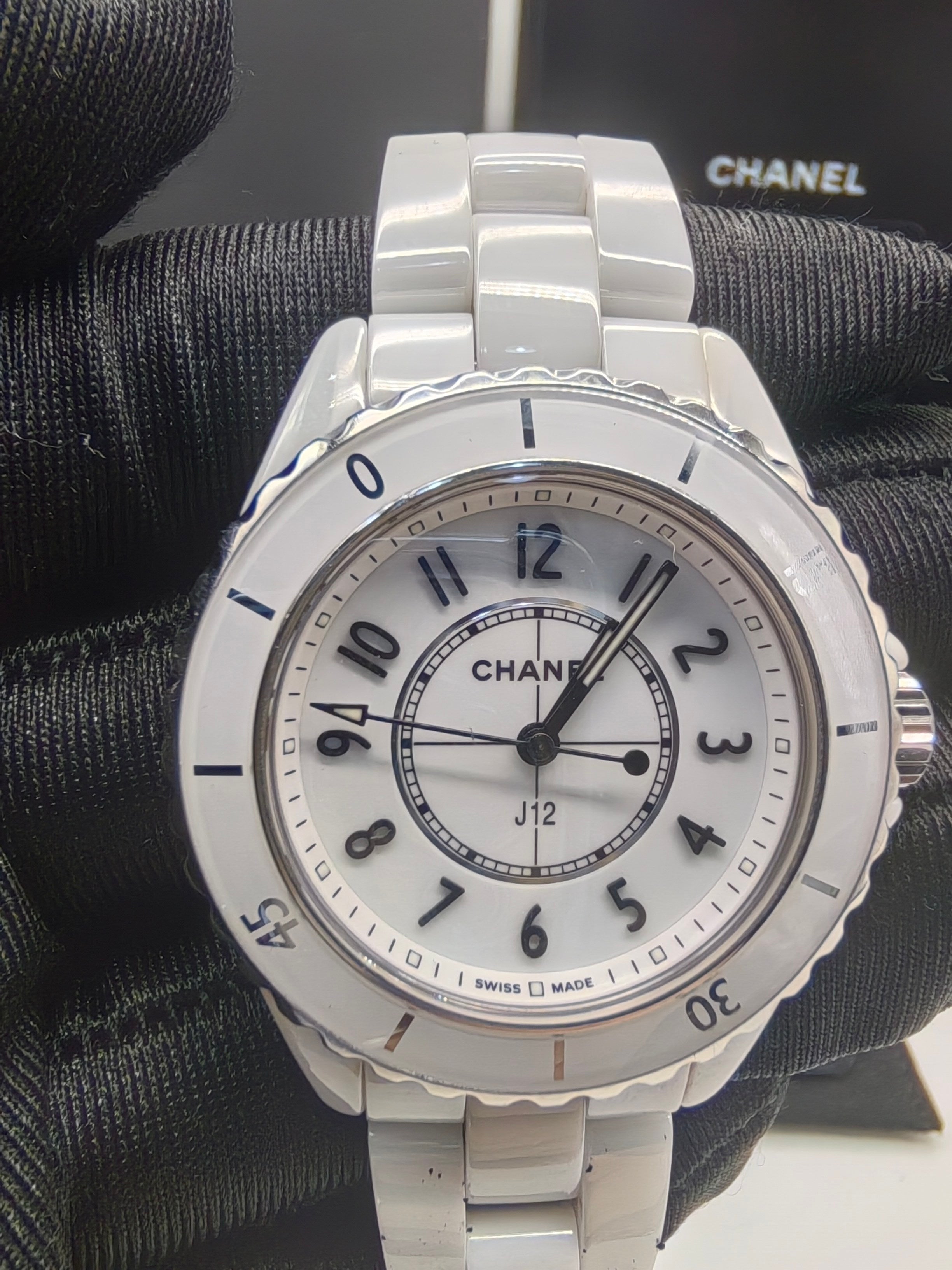 Chanel White Quartz watch