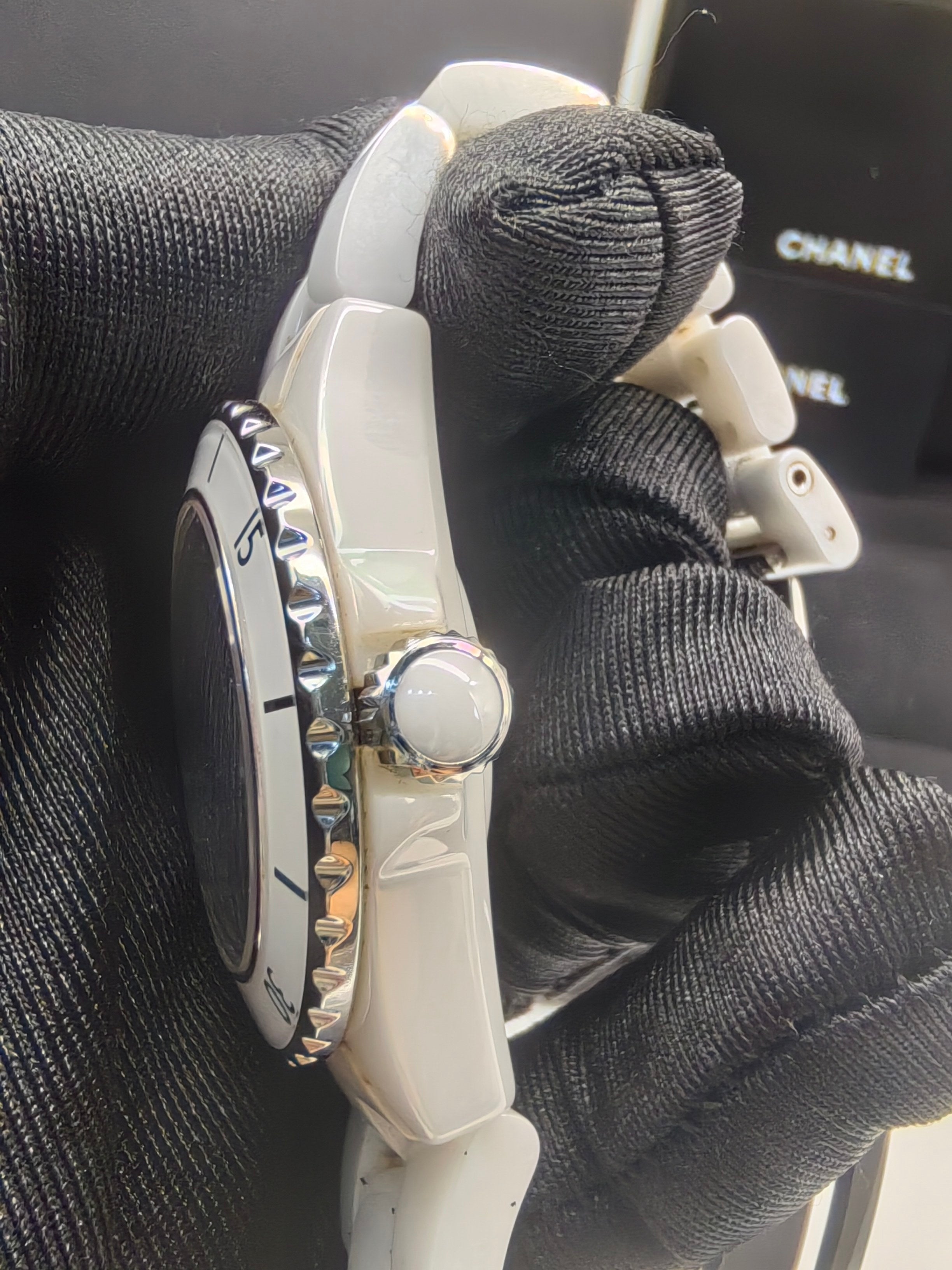 Chanel White Quartz watch