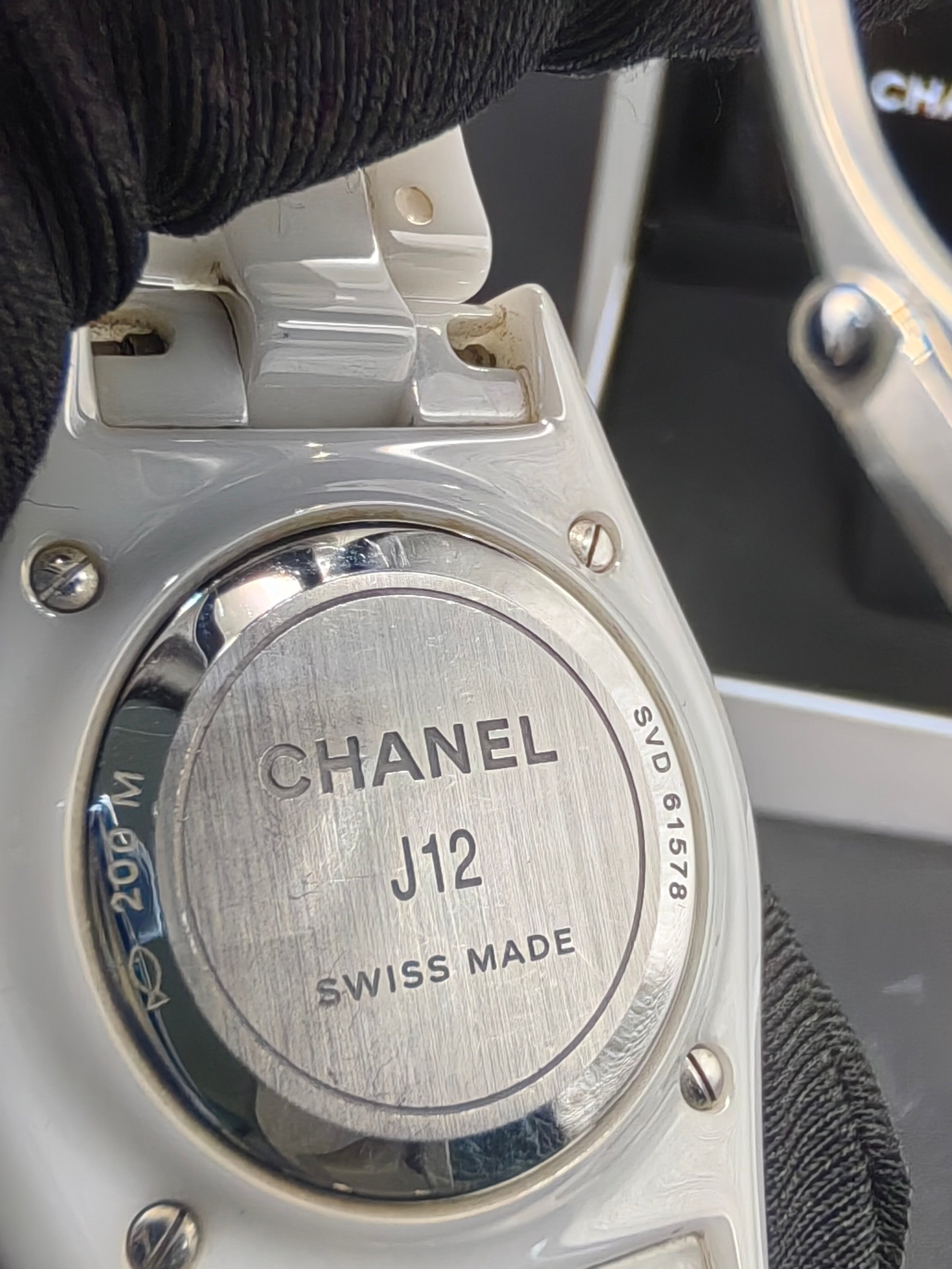 Chanel White Quartz watch
