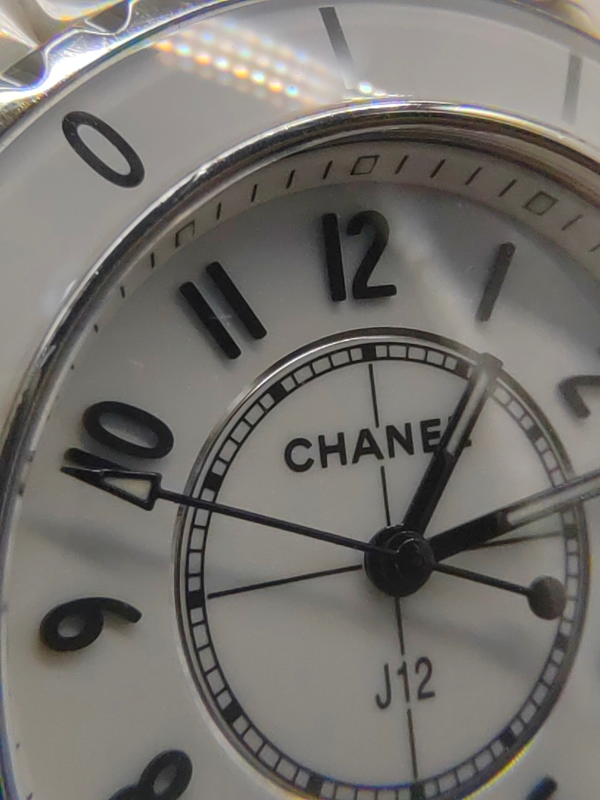 Chanel White Quartz watch