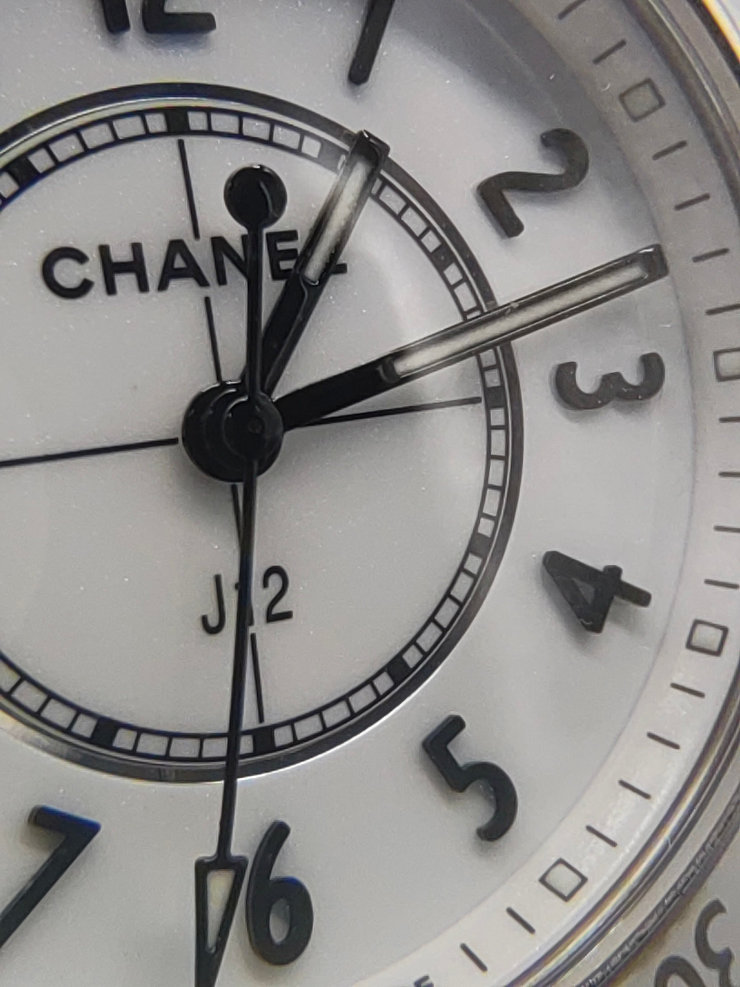 Chanel White Quartz watch