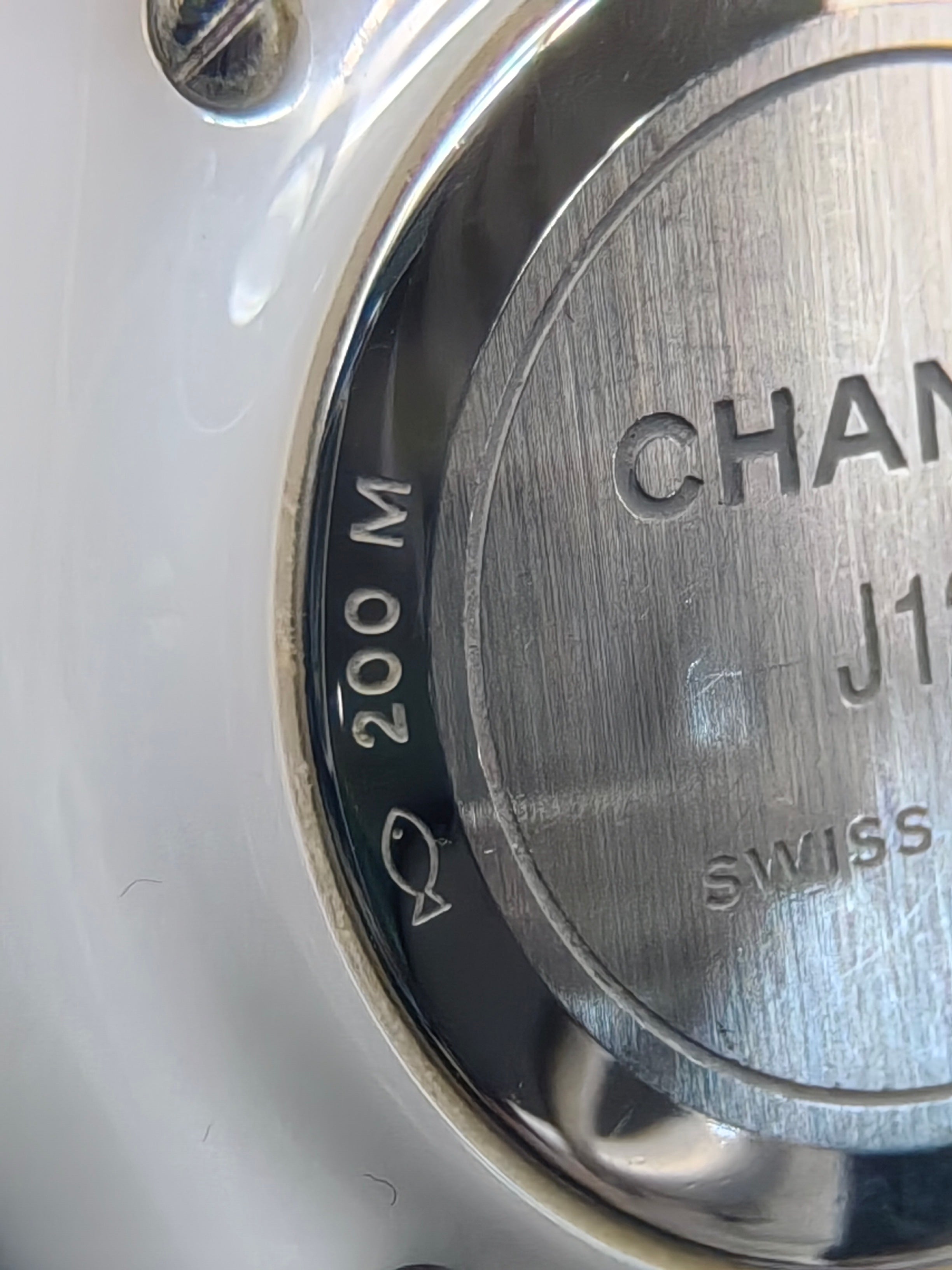 Chanel White Quartz watch