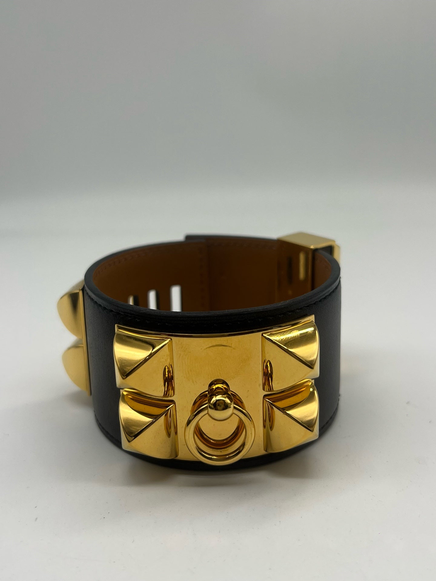 Hermes Black Bangle