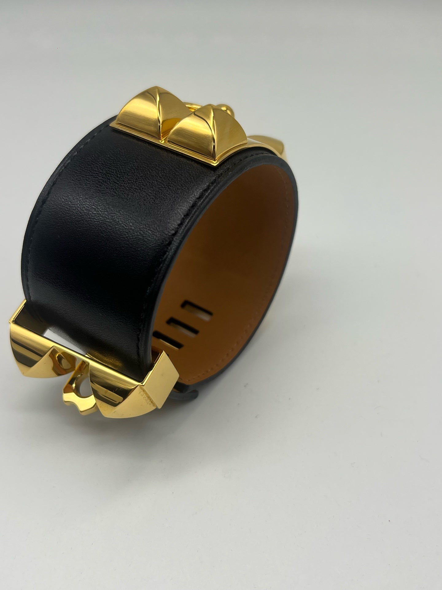 Hermes Black Bangle