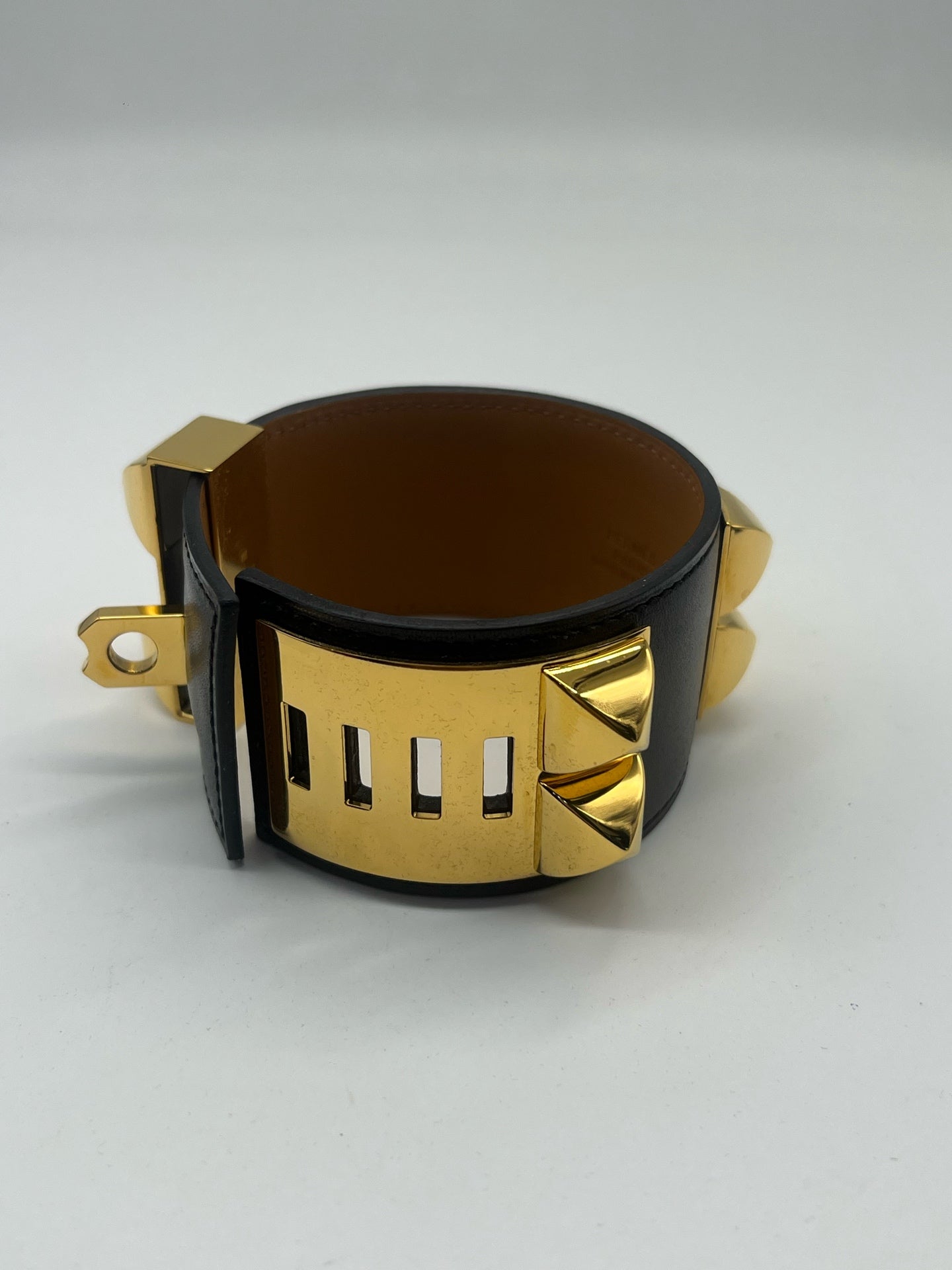 Hermes Black Bangle