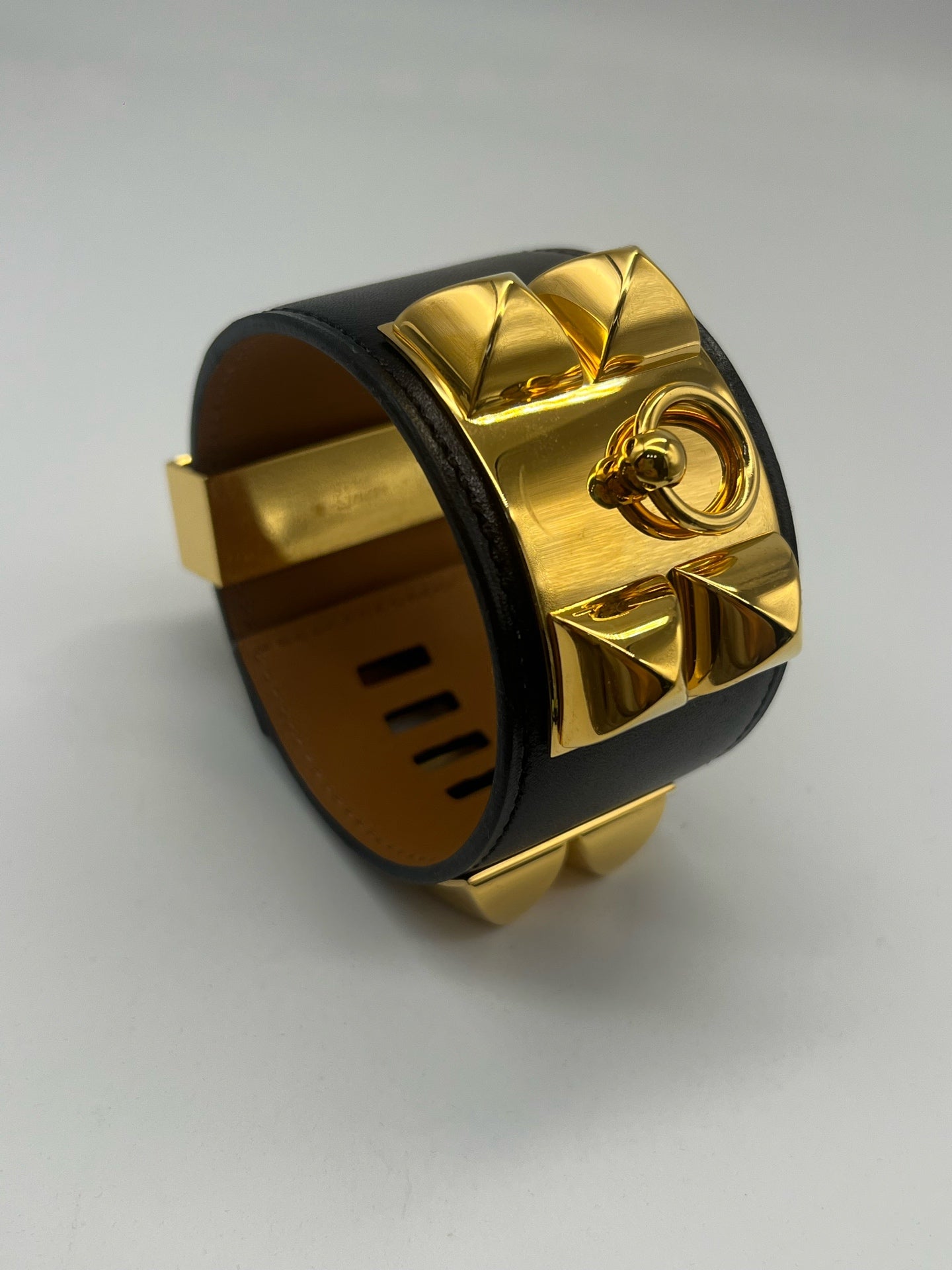 Hermes Black Bangle