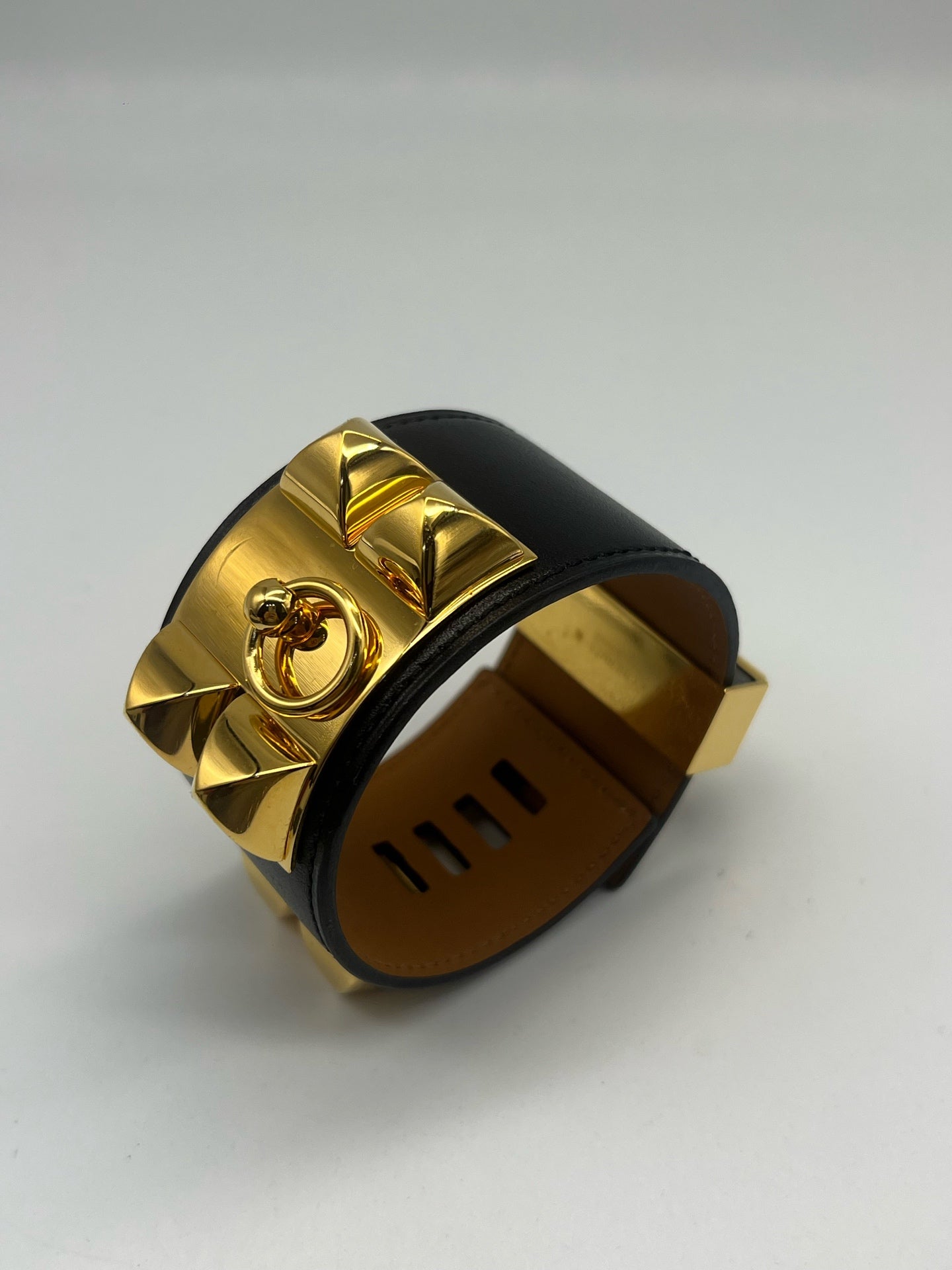 Hermes Black Bangle