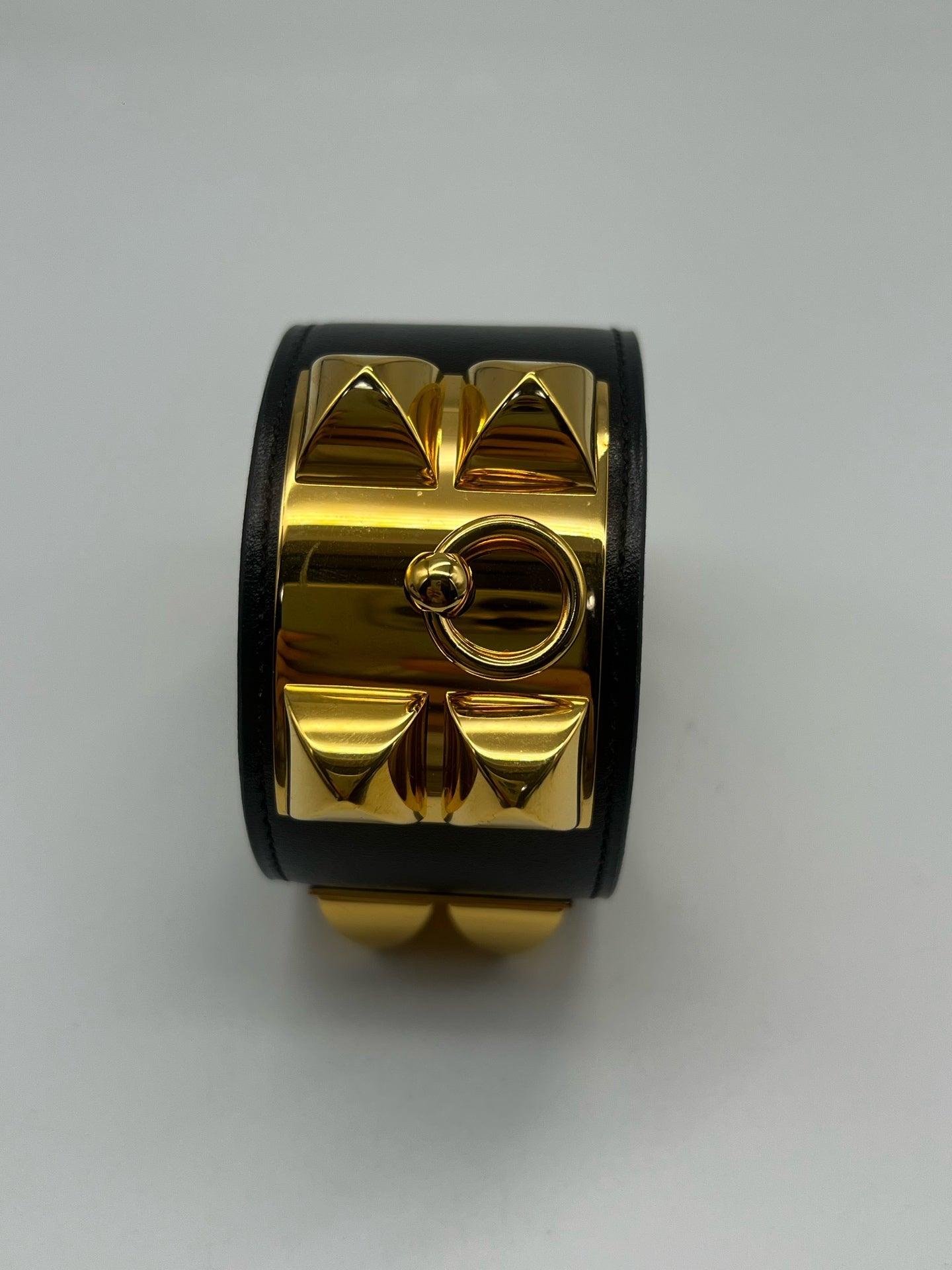 Hermes Black Bangle