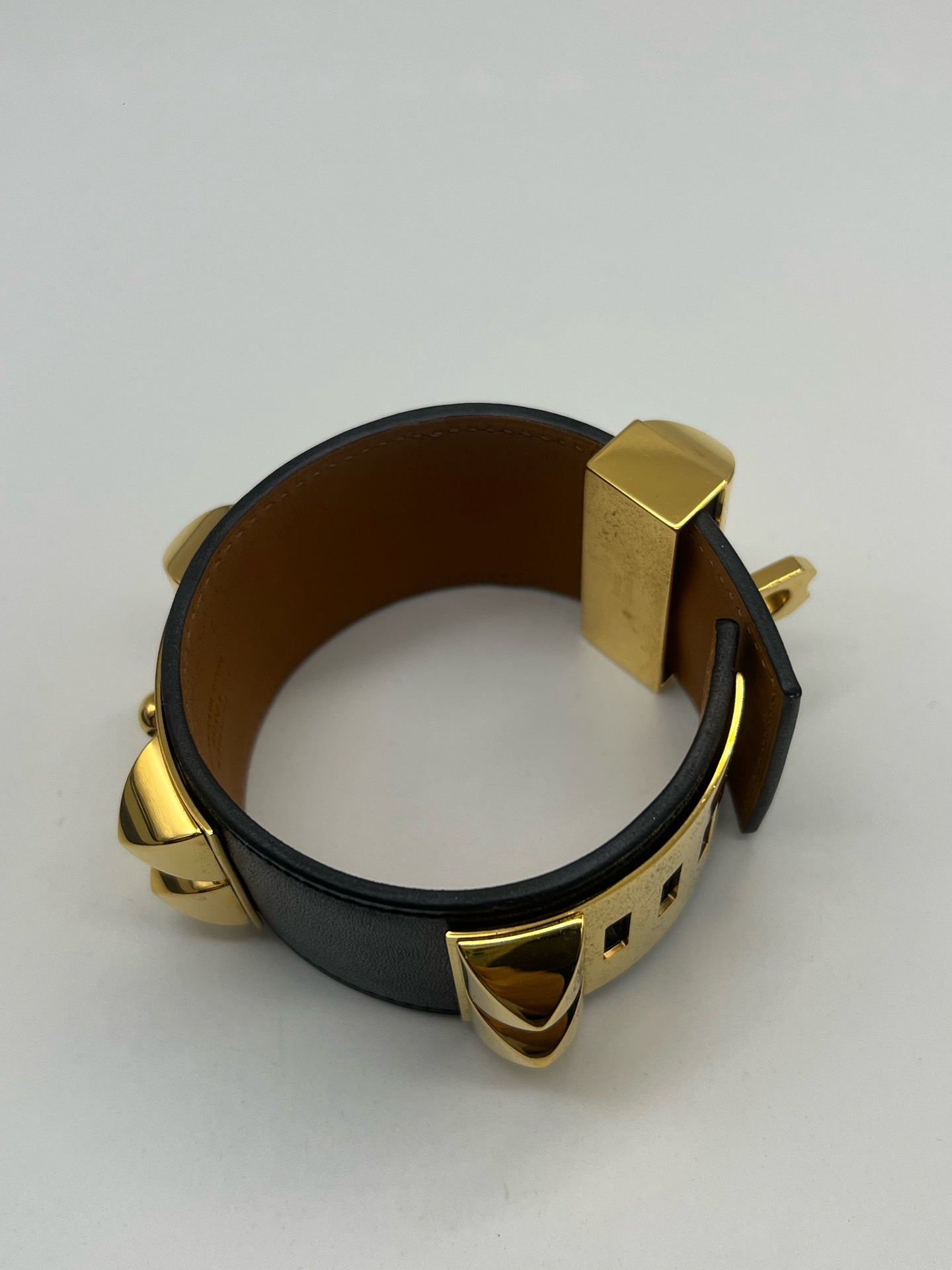 Hermes Black Bangle