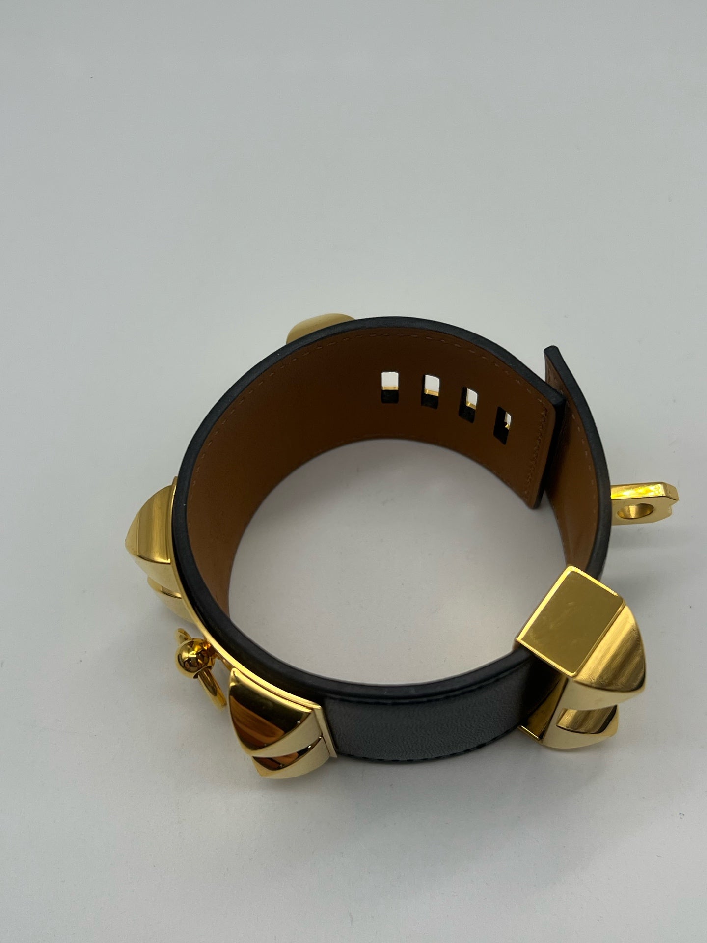 Hermes Black Bangle