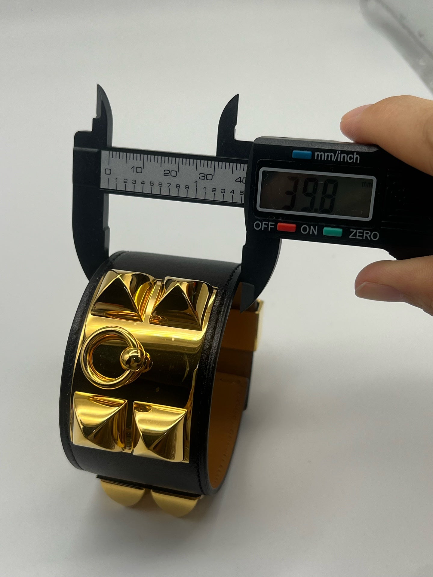 Hermes Black Bangle