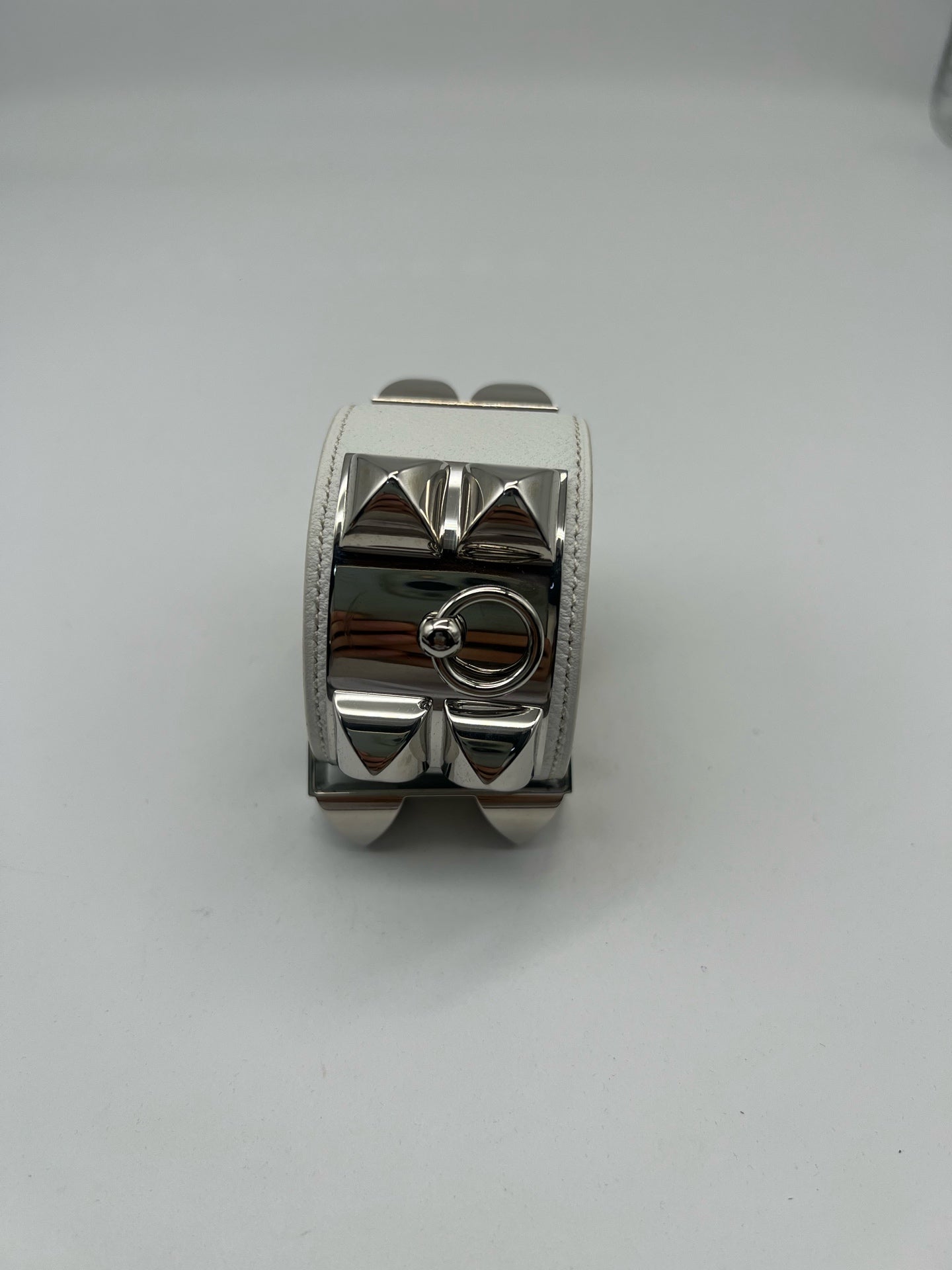 Hermes White Bangle