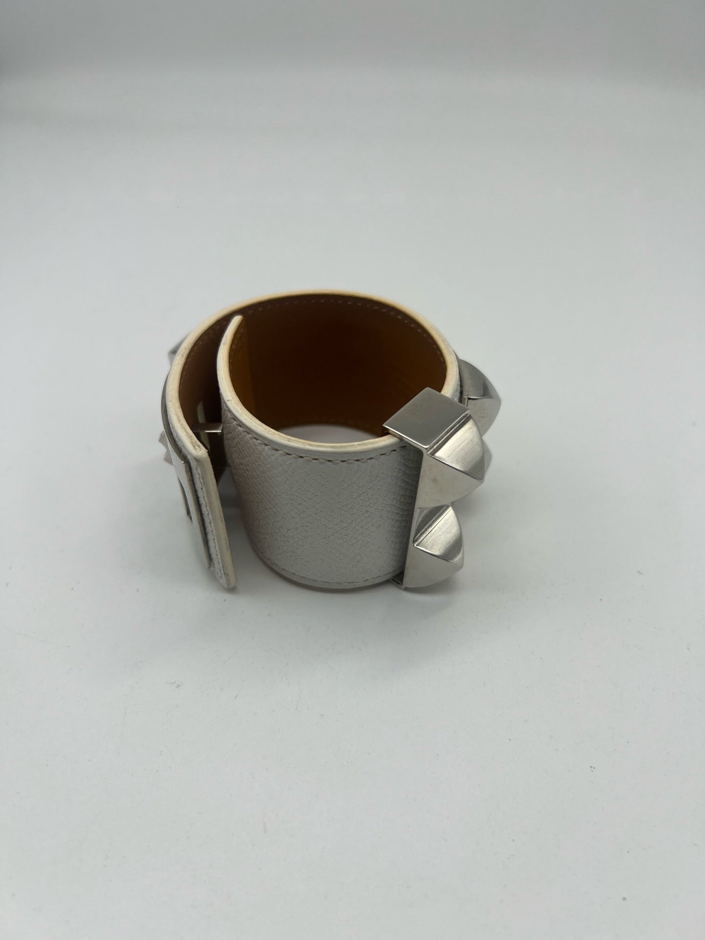Hermes White Bangle
