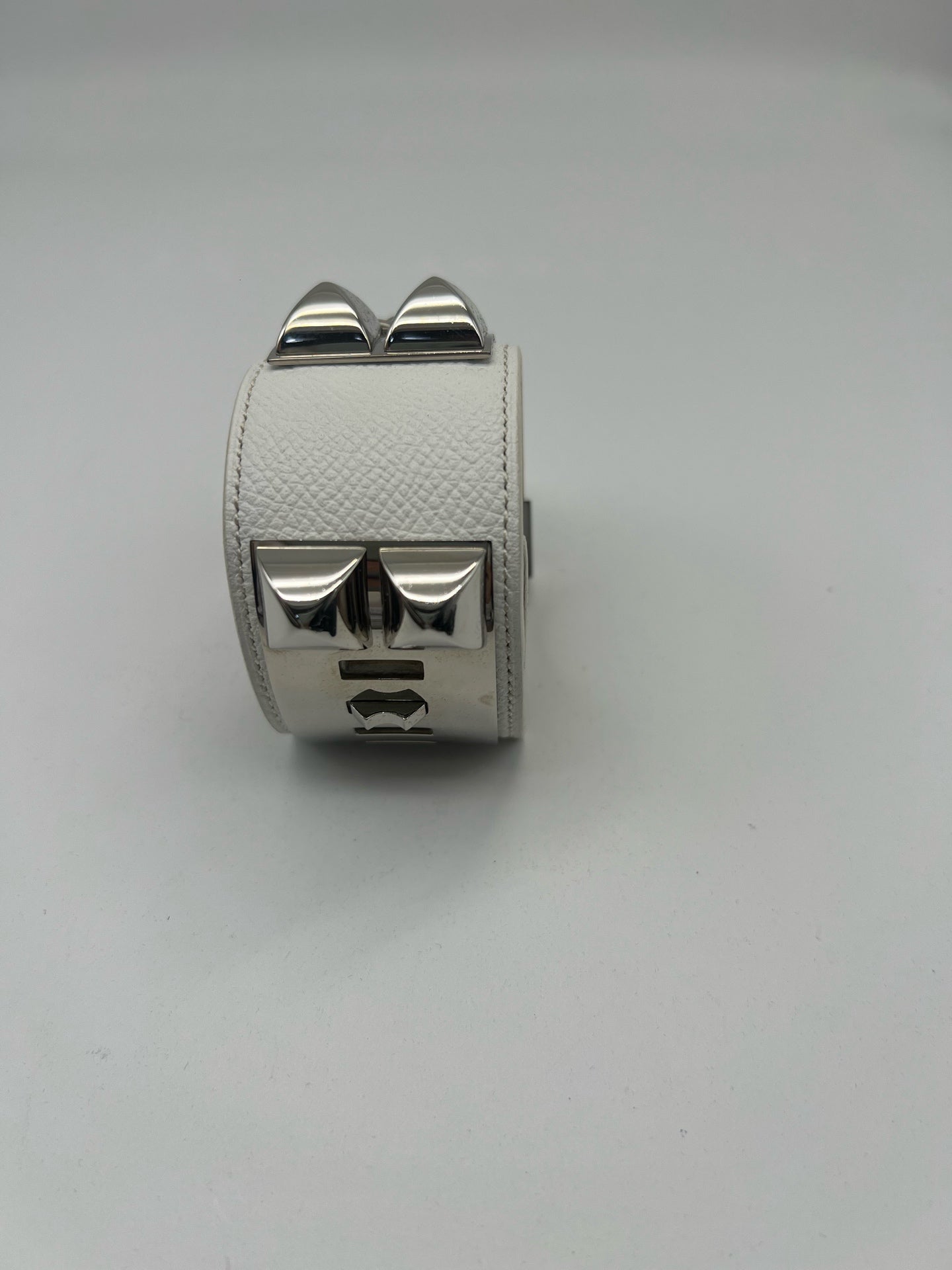 Hermes White Bangle