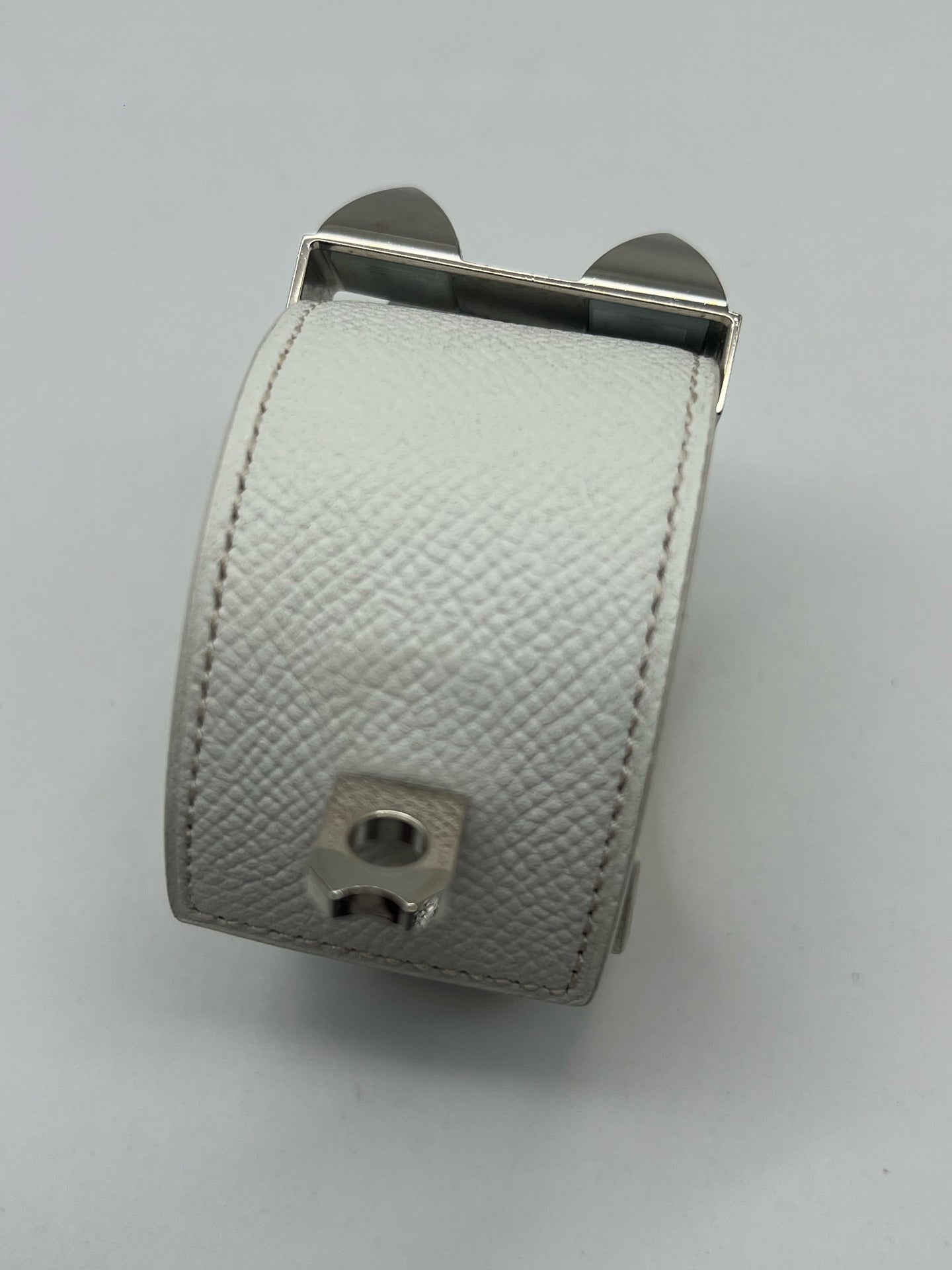 Hermes White Bangle