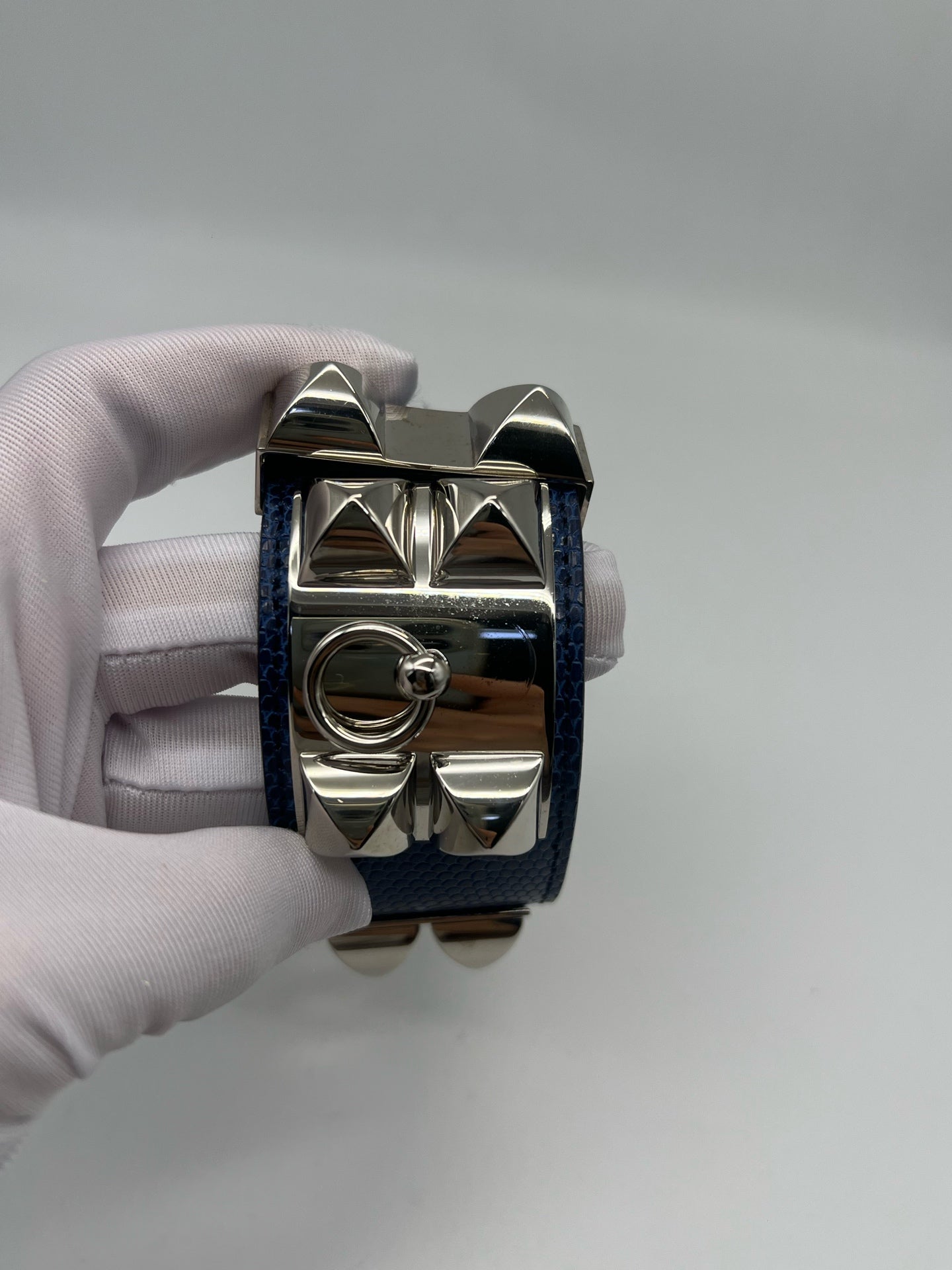 Hermes Blue Bangle